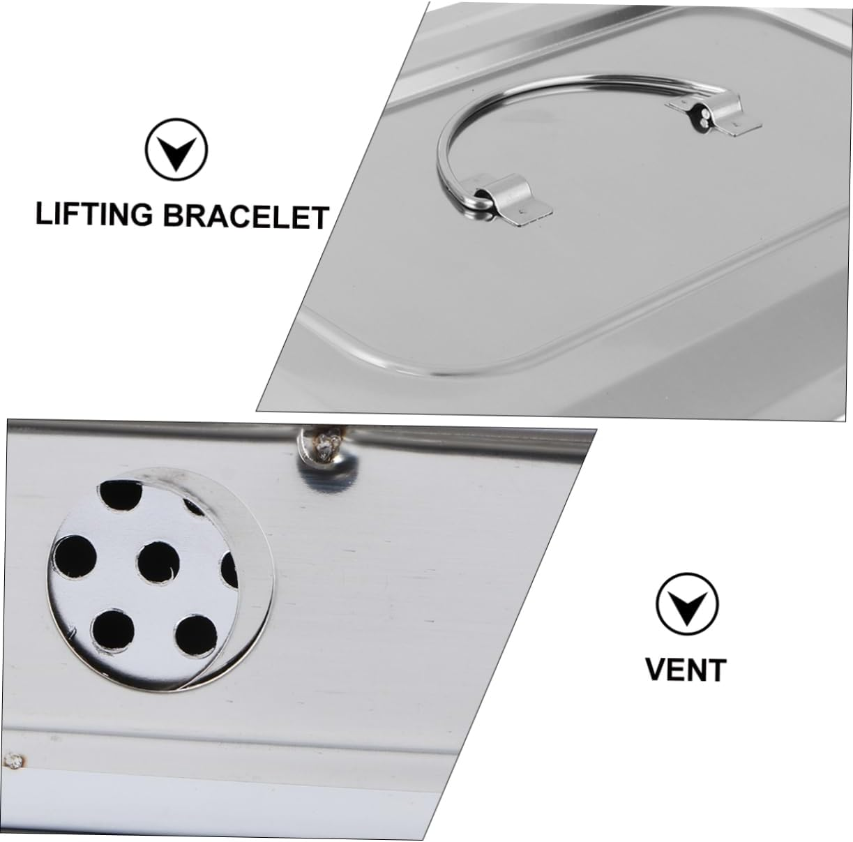 BIUDECO Stainless Steel Temperature Thermometer Disinfection Tray Soaking Box for Safe Sterilization and Convenient Use
