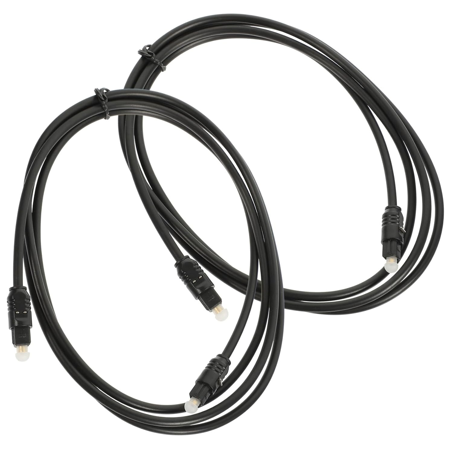 HONMEET 2Pcs 1.5M Optical Digital Audio Cable Male to Male for Tv Sound Bar Home Theater Fiber Optic Cord image number 6