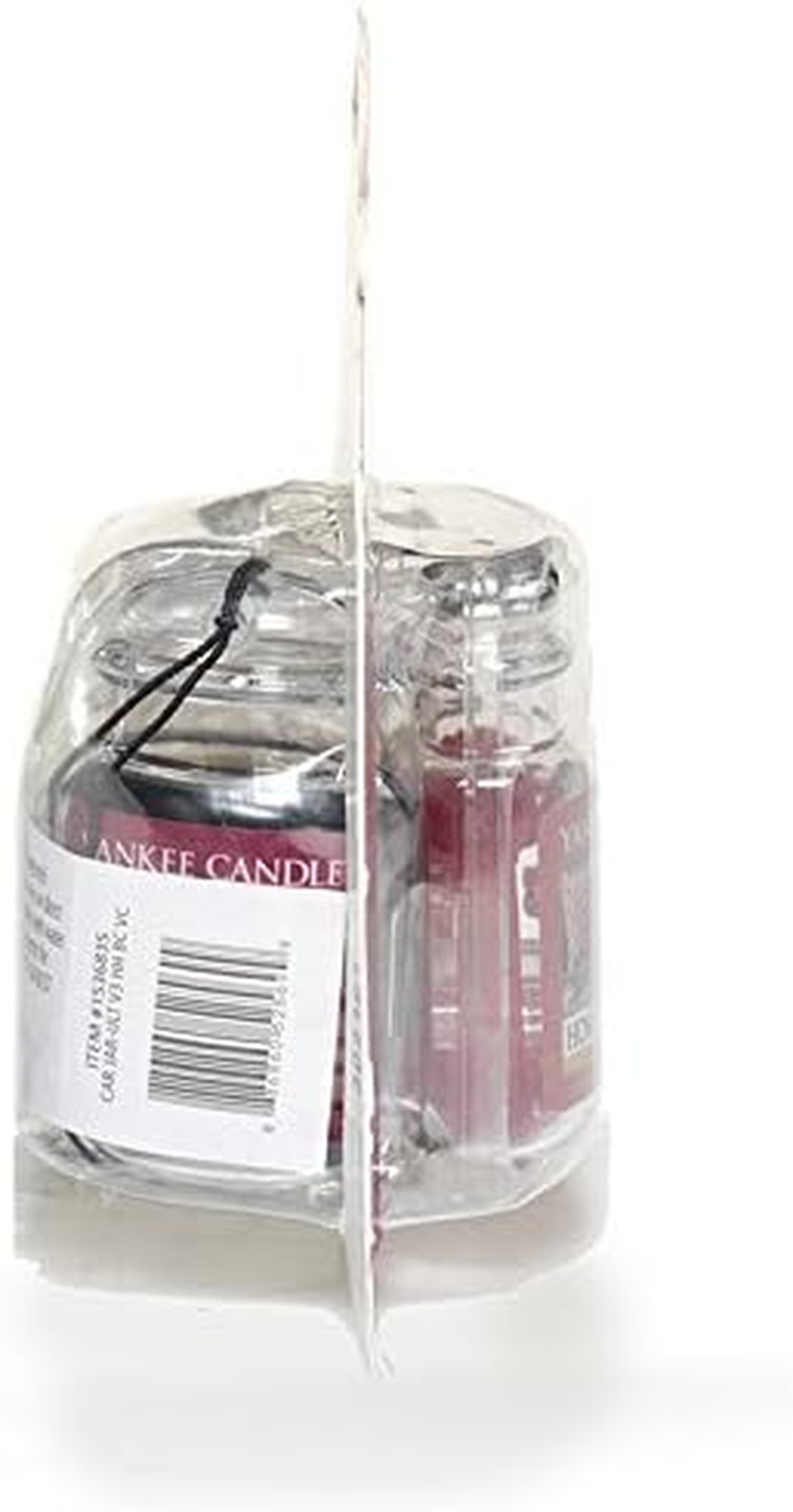 Yankee Candle Car Air Fresheners Hanging Car Jar Ultimate 3-Pack Neutralizes Odors up to 30 Days Includes: 1 Vanilla Cupcake Black Cherry and 1 Home Sweet Home image number 5