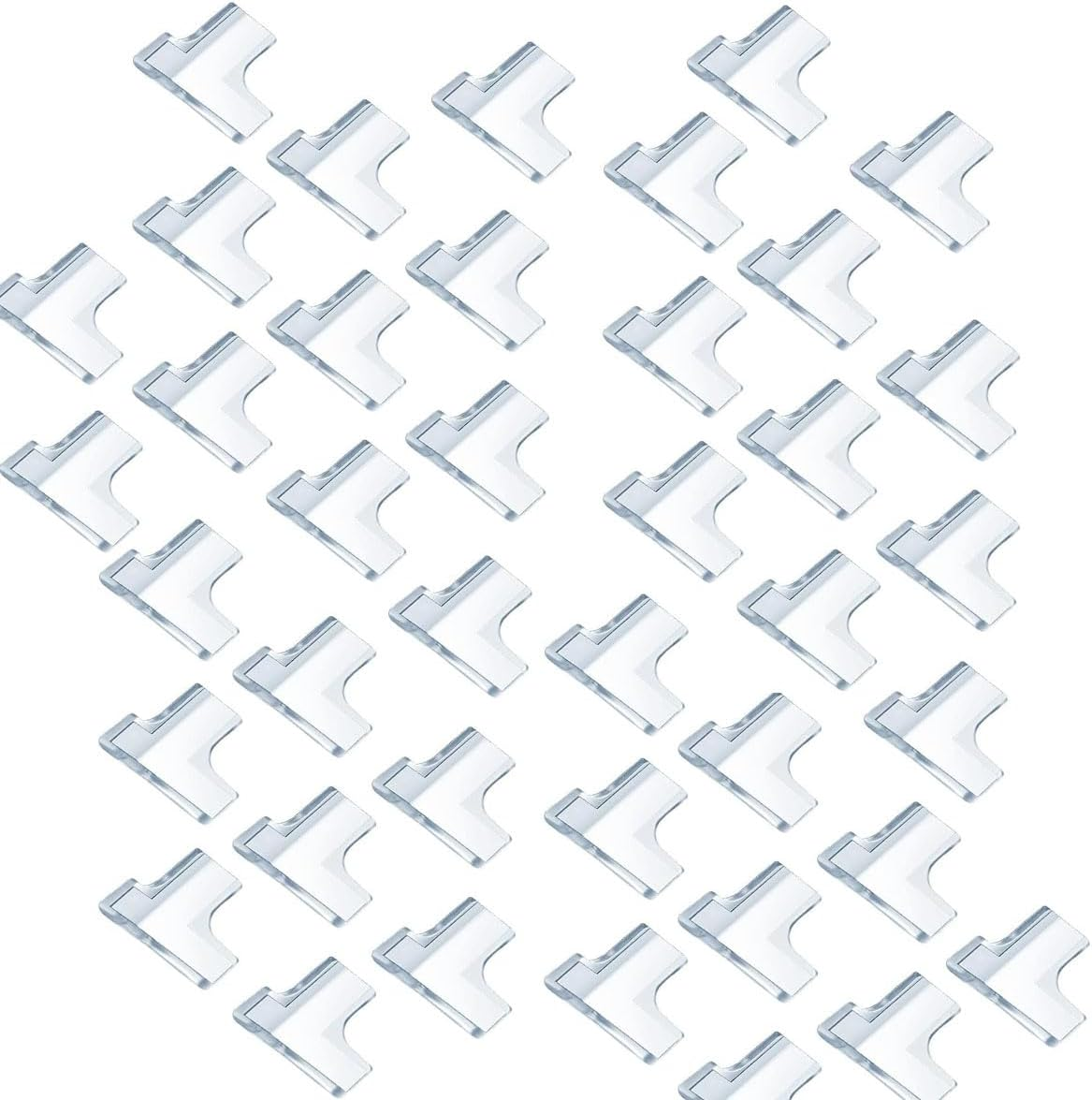 50 Pack Corner Protector for Baby, Furniture Corner Protectors Guard, Table Corner Covers, Baby Safety Corner Guards, Proof Corners and Edges Safety Bumpers Cushion (Transparent) image number 3