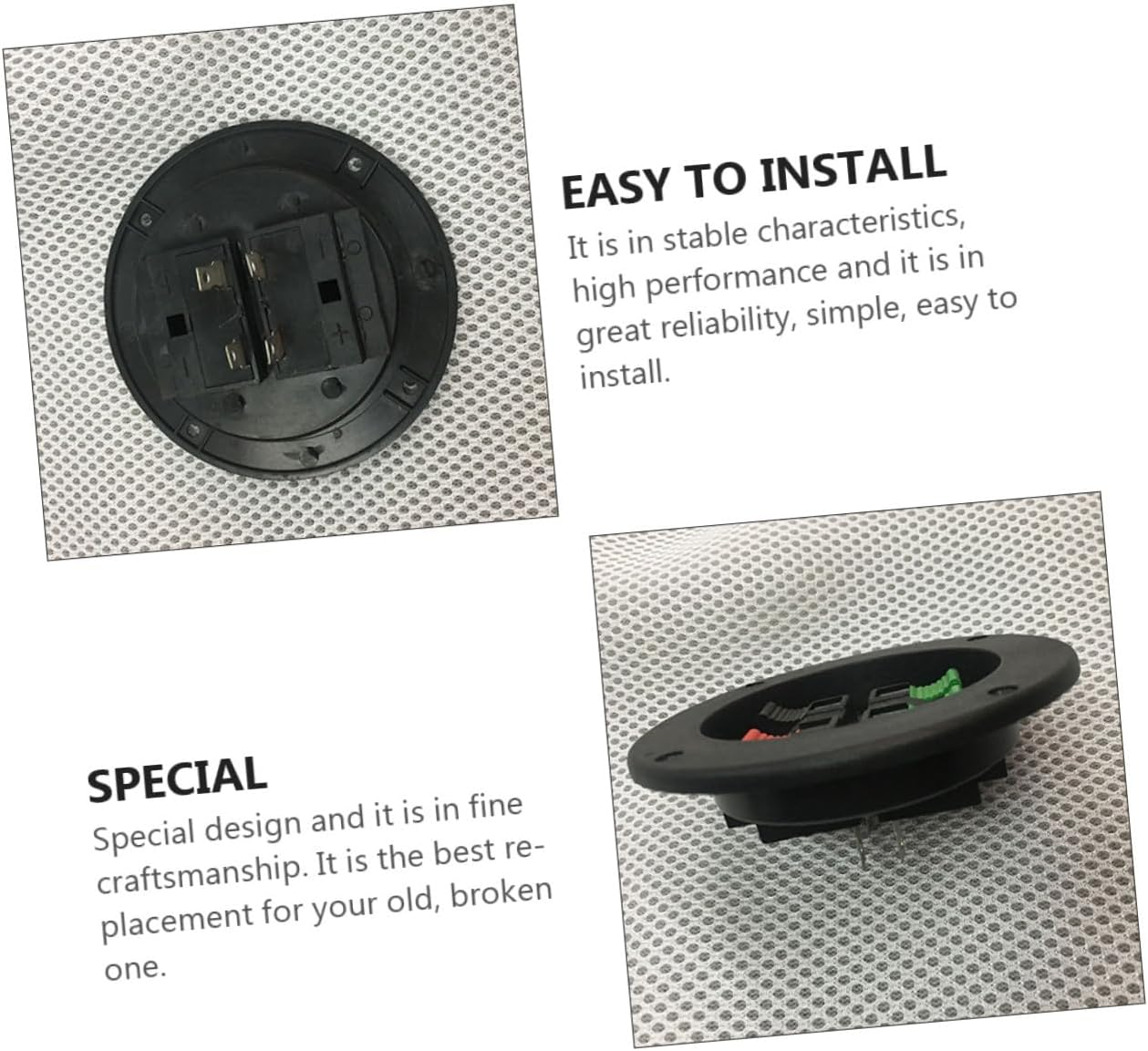 TEMPNAP 2Pcs 4-Way Loudspeaker Terminal Connector Binding Post Speaker Wire Accessory for DIY Home Audio Sound Equipment Installation image number 1