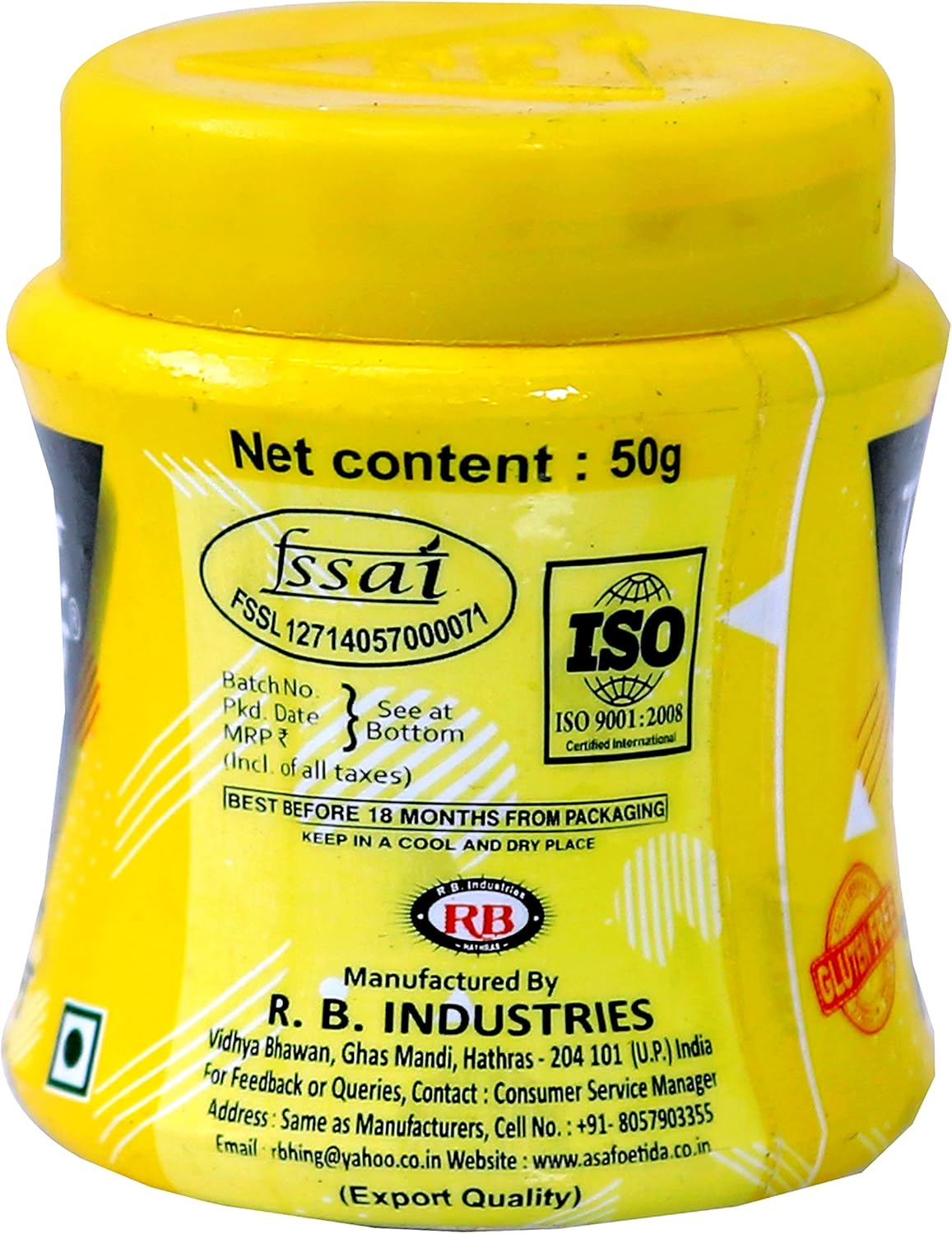 Tastekar Gluten Free Asafoetida Powder Hing Indian Spice | Compounded Heeng Asafetida Spice Powder-50 Gm (100, Grams) image number 1