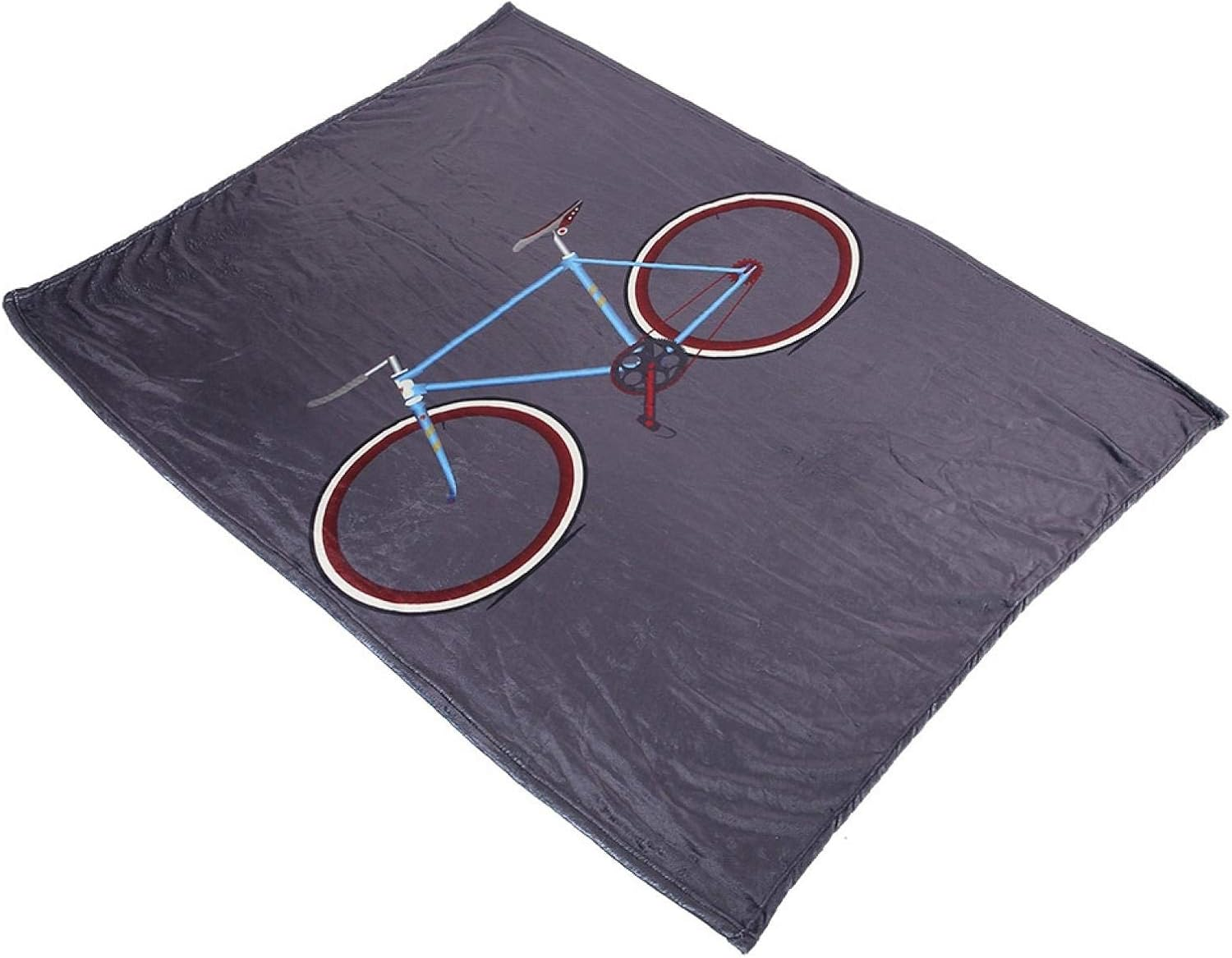 EVTSCAN Pets Dog Mat,Pet Dog Soft Warm Blanket Air Conditioner Mat Cat Puppy Bicycle Pattern Pad,Fashionable Design(15080Cm)(150 * 120Cm)