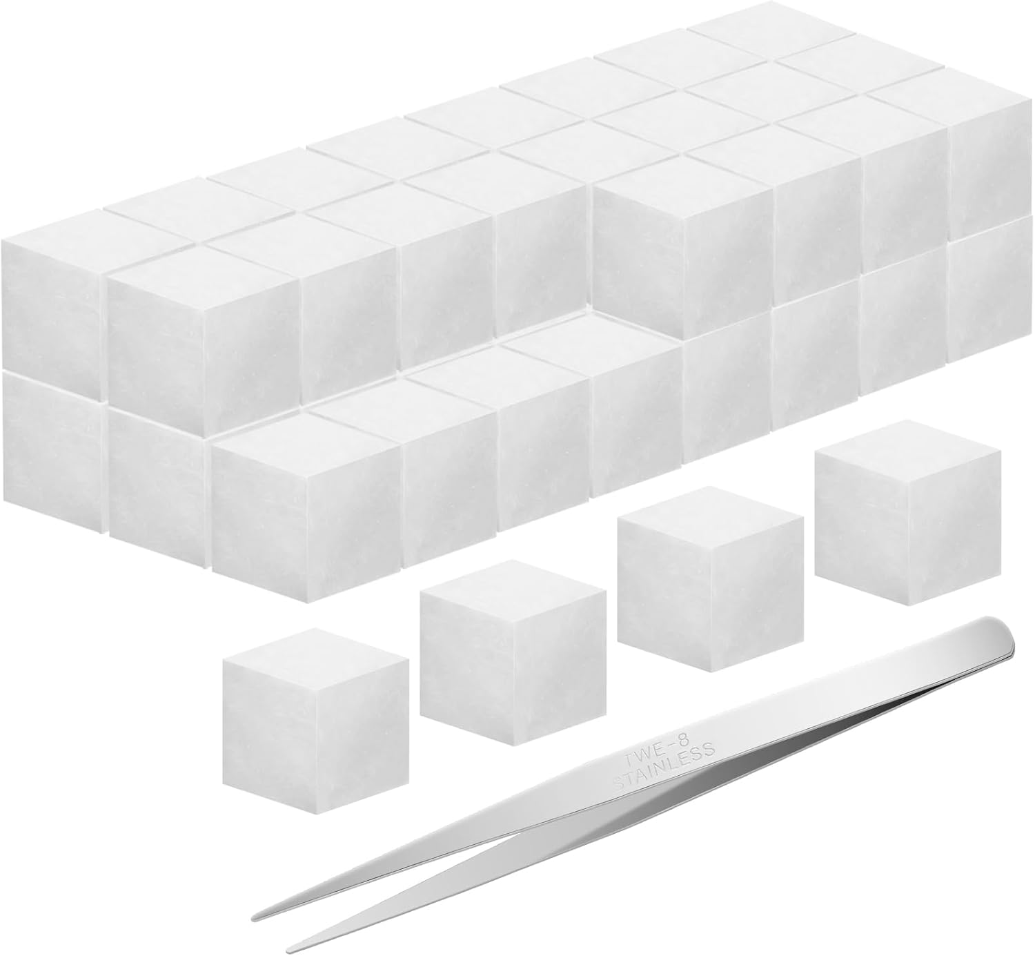 48Pcs Tabletop Fire Pit Temperature Resistant Ceramic Wool Wick Ceramic Wool Wick Sponge Extend Burning Time Table Top Firepit Cotton for Firepit Bioethanol Fireplaces image number 5