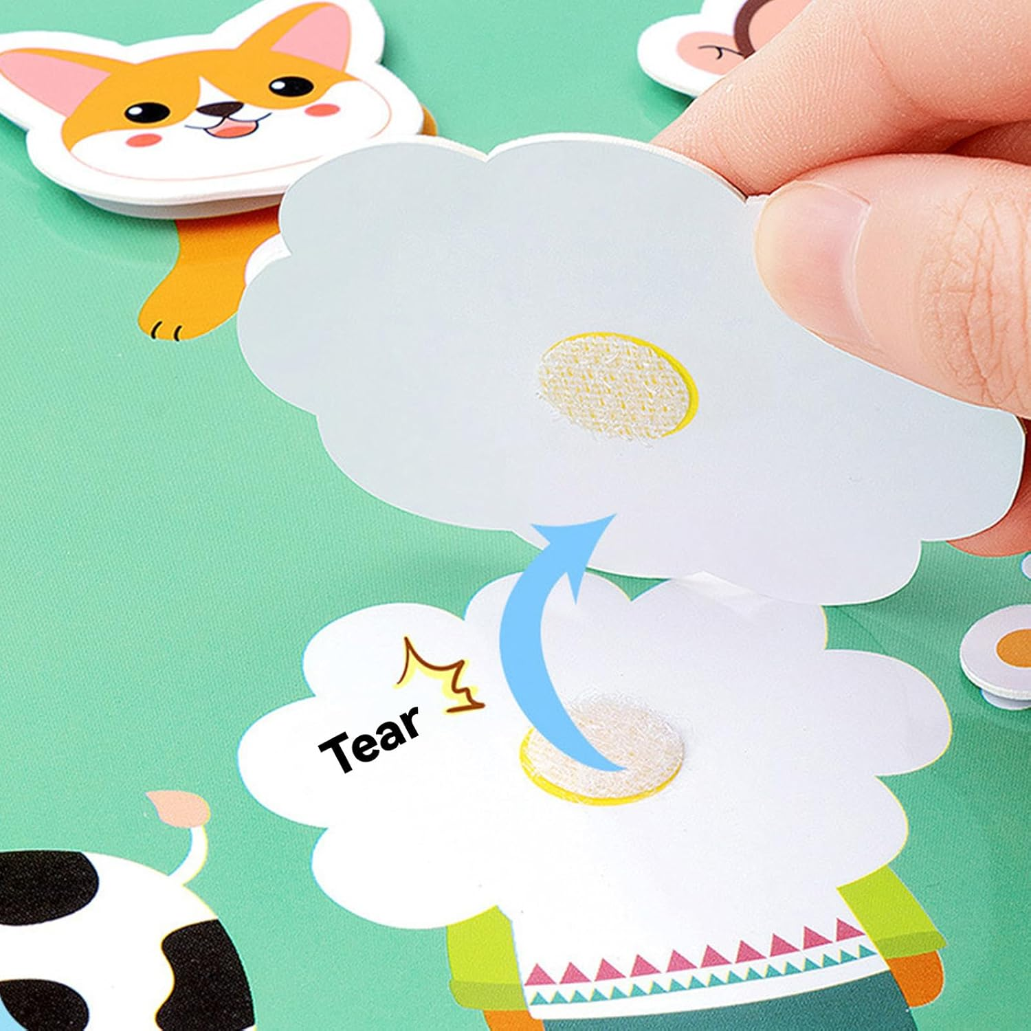 216 Pairs Transparent Sticky Dots - 1.5Cm Hook & Loop Fastener, Multi-Purpose for Arts & Crafts, Classroom Displays, Home Organization - Reusable & No Residue Fastener image number 1