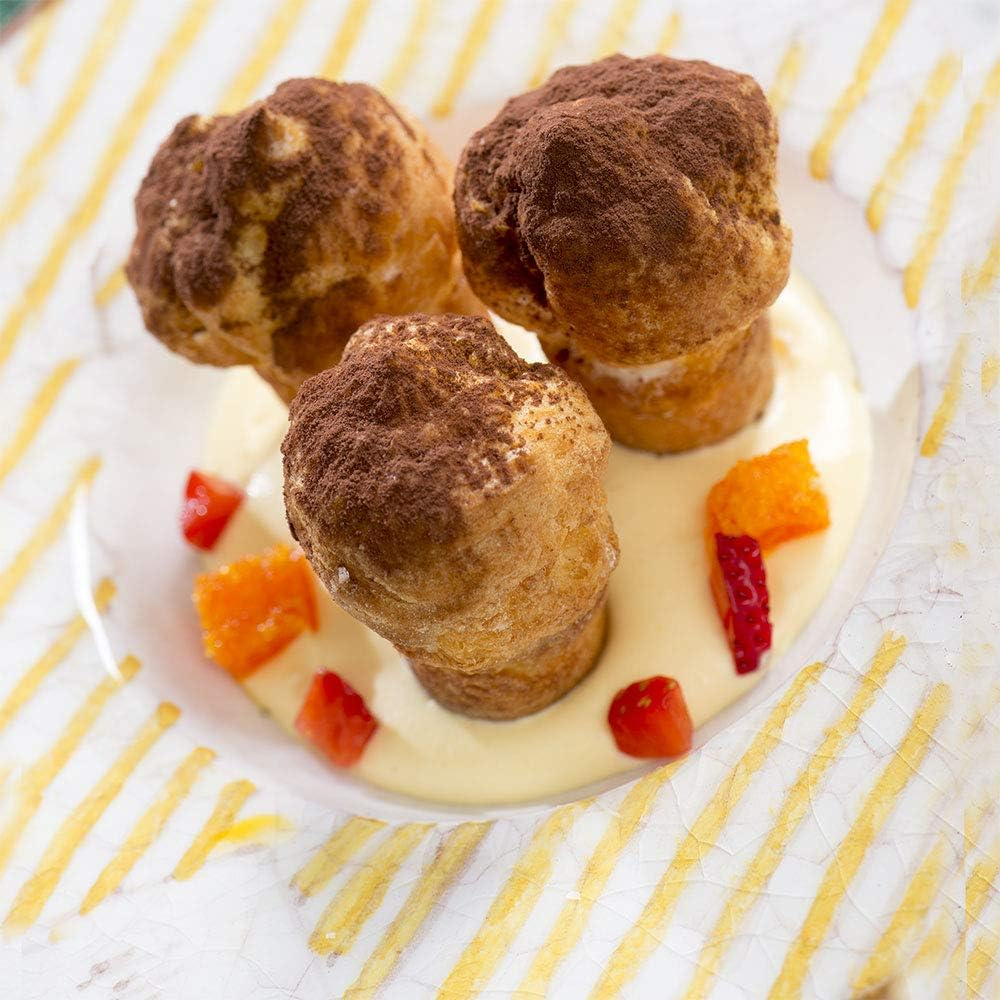 DECORA 10 Anodized Aluminum Baba' Mould &Oslash; 3 X 2 X H 3,5 Cm, Alluminio Anodizzato, Silver, 3 X 2 X 3.5 Cm image number 4