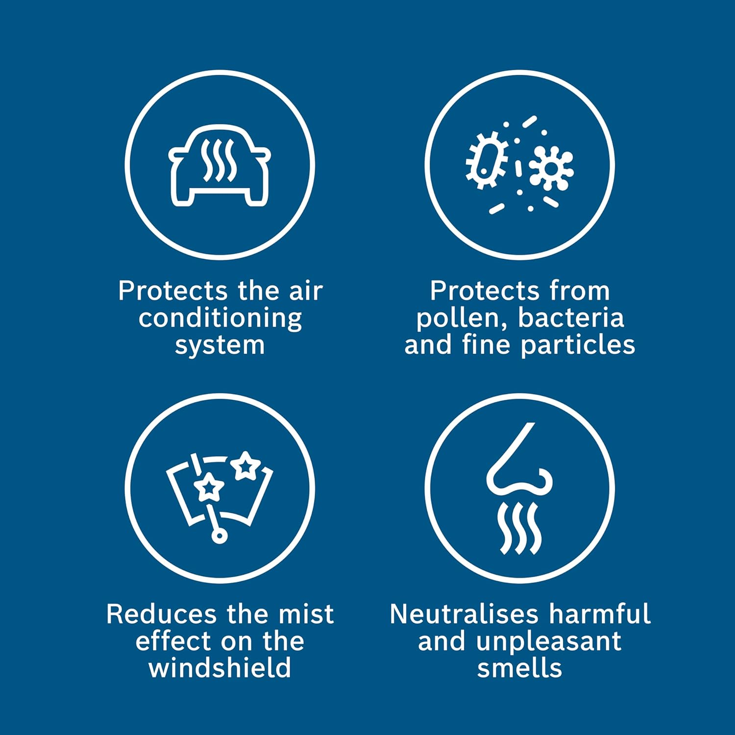 BOSCH Aeristo Premium Cabin Air Filter AP-T07, Removes Dust, Pollen and Bacteria for Cleaner Air inside Your Vehicle image number 1