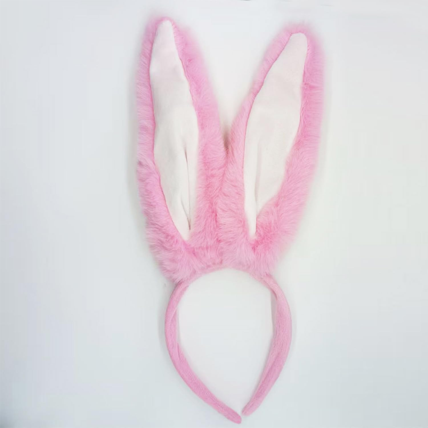 Plush Bunny Ears Headband for Rabbit Cosplay, 8.3 Inches Long