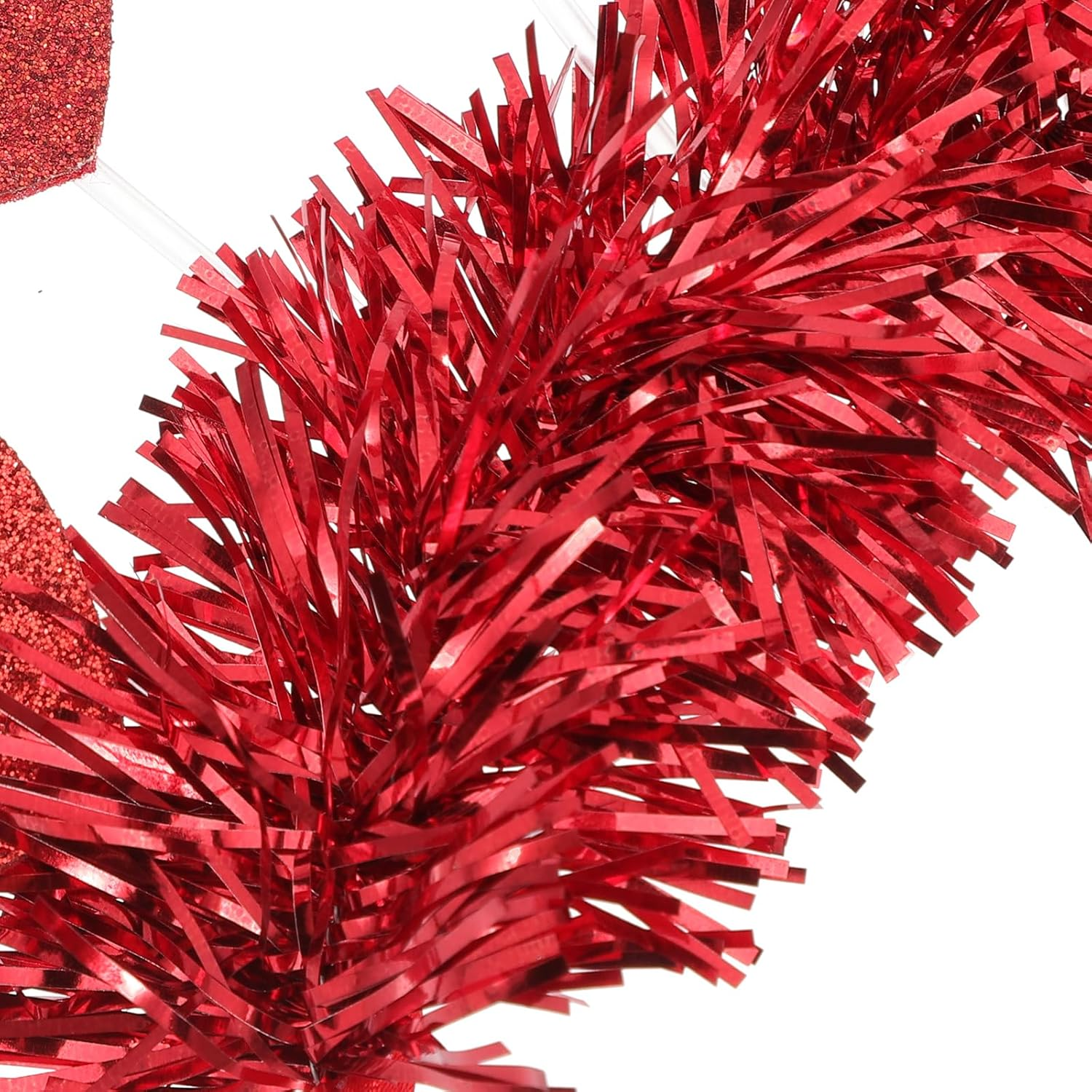 SOLUSTRE Red Heart Headband 2 Pieces Love Heart Antenna Headbands Glitter Love Headband Love Shaped Headband Valentine'S Day Party Hair for Holiday image number 2