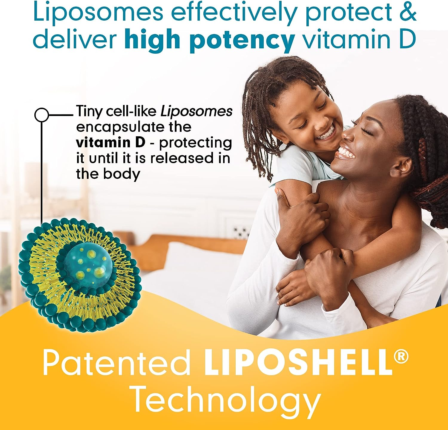 Lipo-Sachets Liposomal Vitamin D3-1000IU per Serving for Immune System Support - High Absorption Vitamin D - GMO Free, No Added Sugar - 30 Liposomal Liquid Vitamin D Packets image number 4