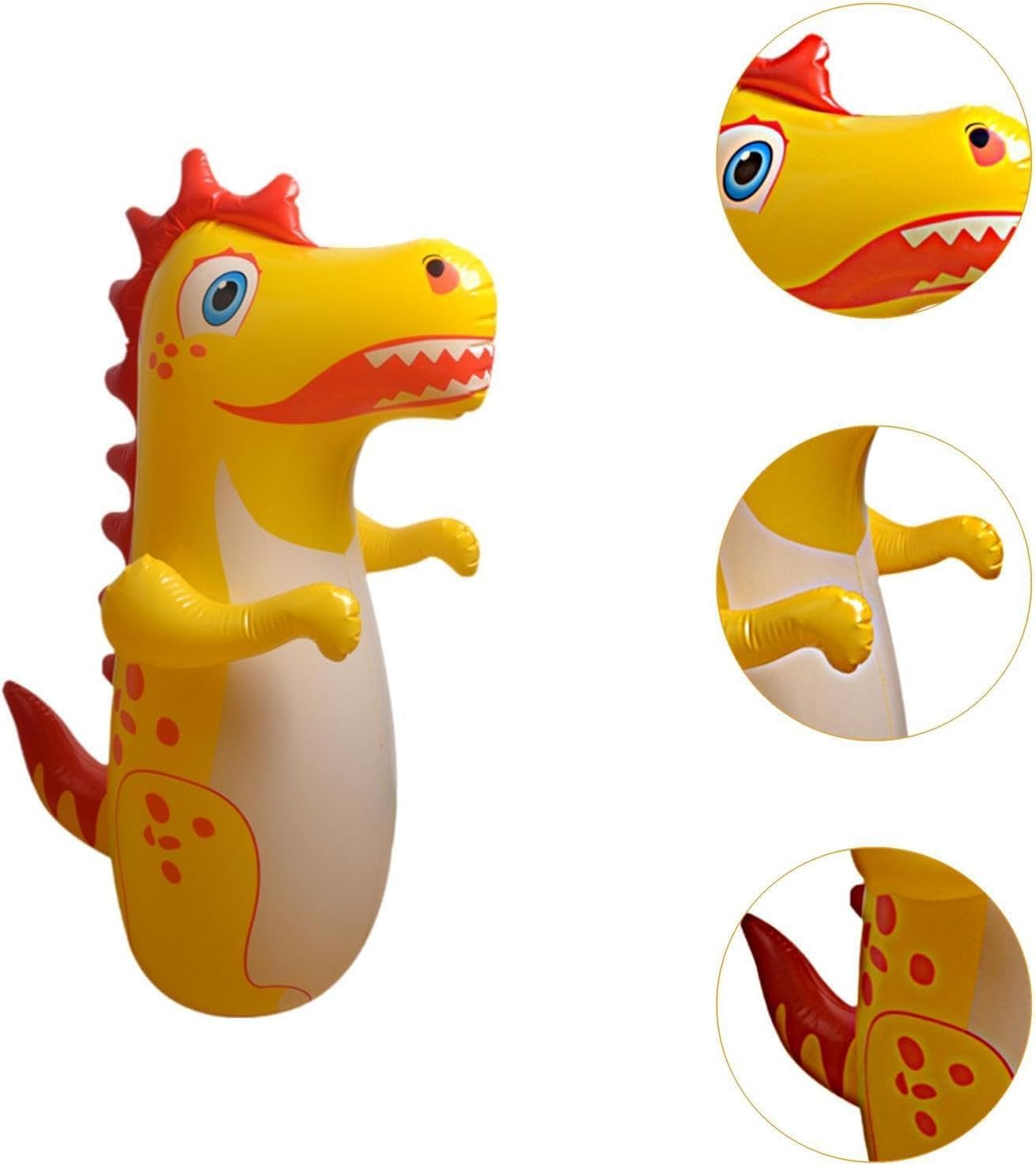 1 Pcs Kids Freestanding Inflatable Punching Bag - Adjustable Height Boxing Training Equipment for Boys & Girls, Indoor/Outdoor Exercise Toy for Children'S Fitness & Stress Relief