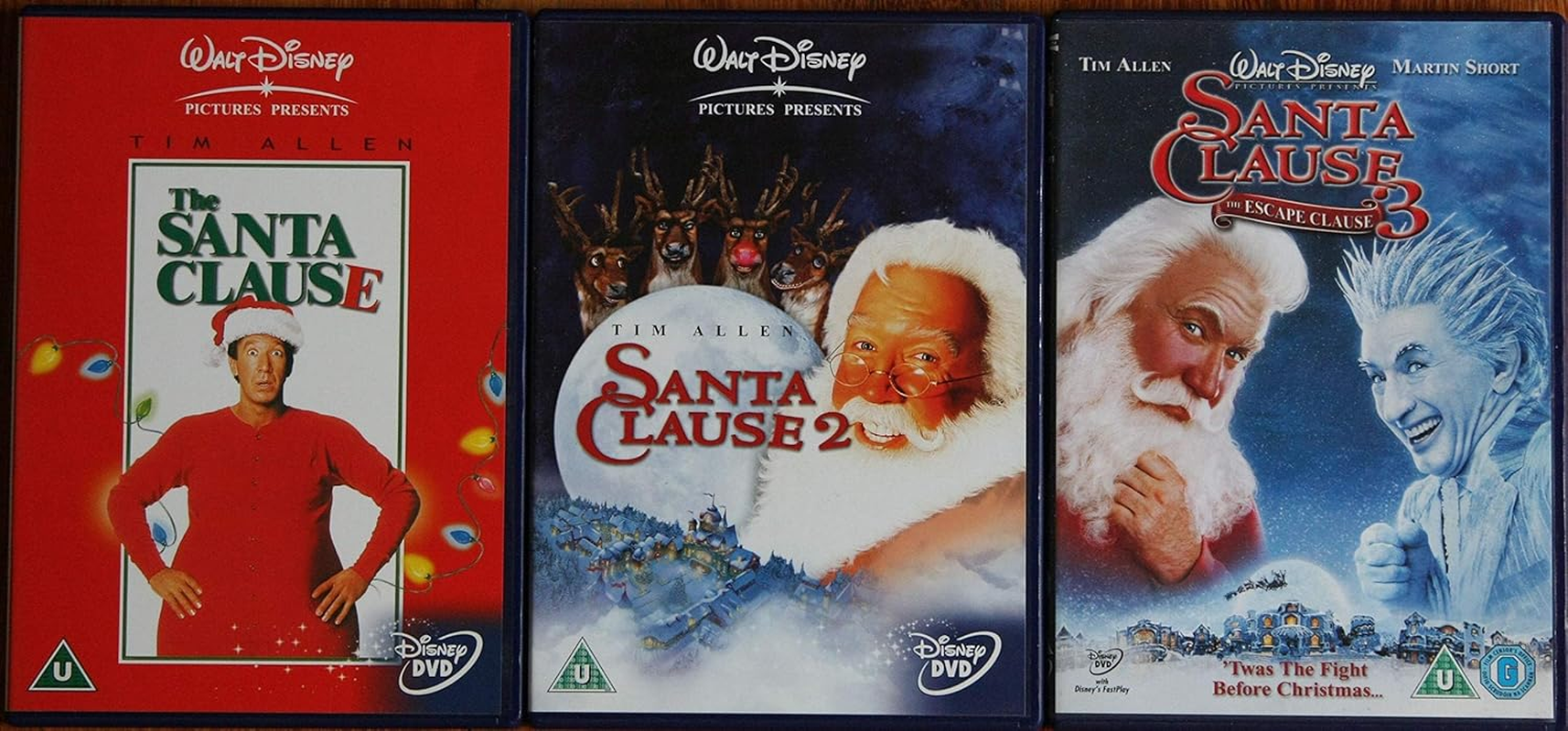 THE SANTA CLAUSE TRILOGY - COMPLETE CHRISTMAS COLLECTION Including SANTA CLAUSE 1+2+3