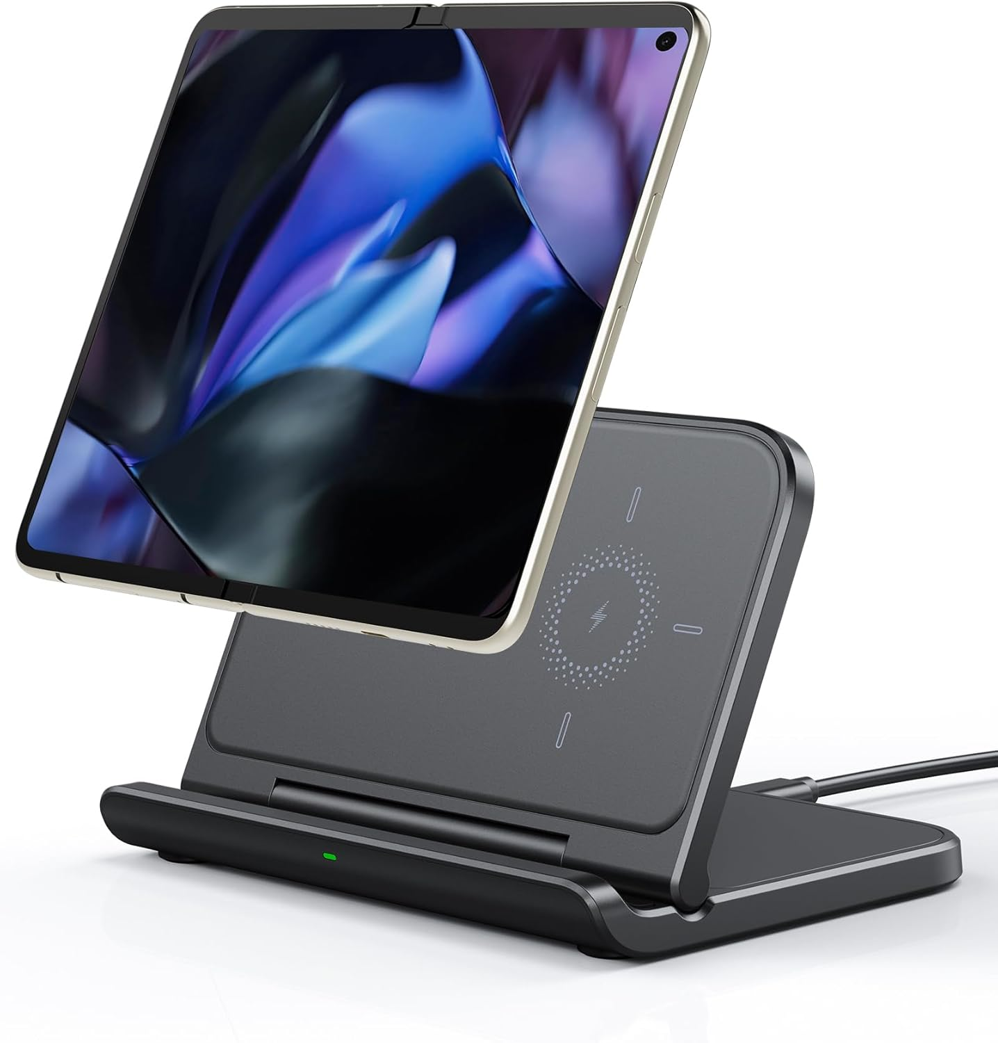 Swanscout Wireless Charger for Samsung Z Fold 7, Foldable Charging Station for Pixel 9 Pro Fold/Galaxy Z Fold 6/5/4/3/2/1, Wireless Charger Station for Samsung Z Fold Series (No Adapter) image number 3