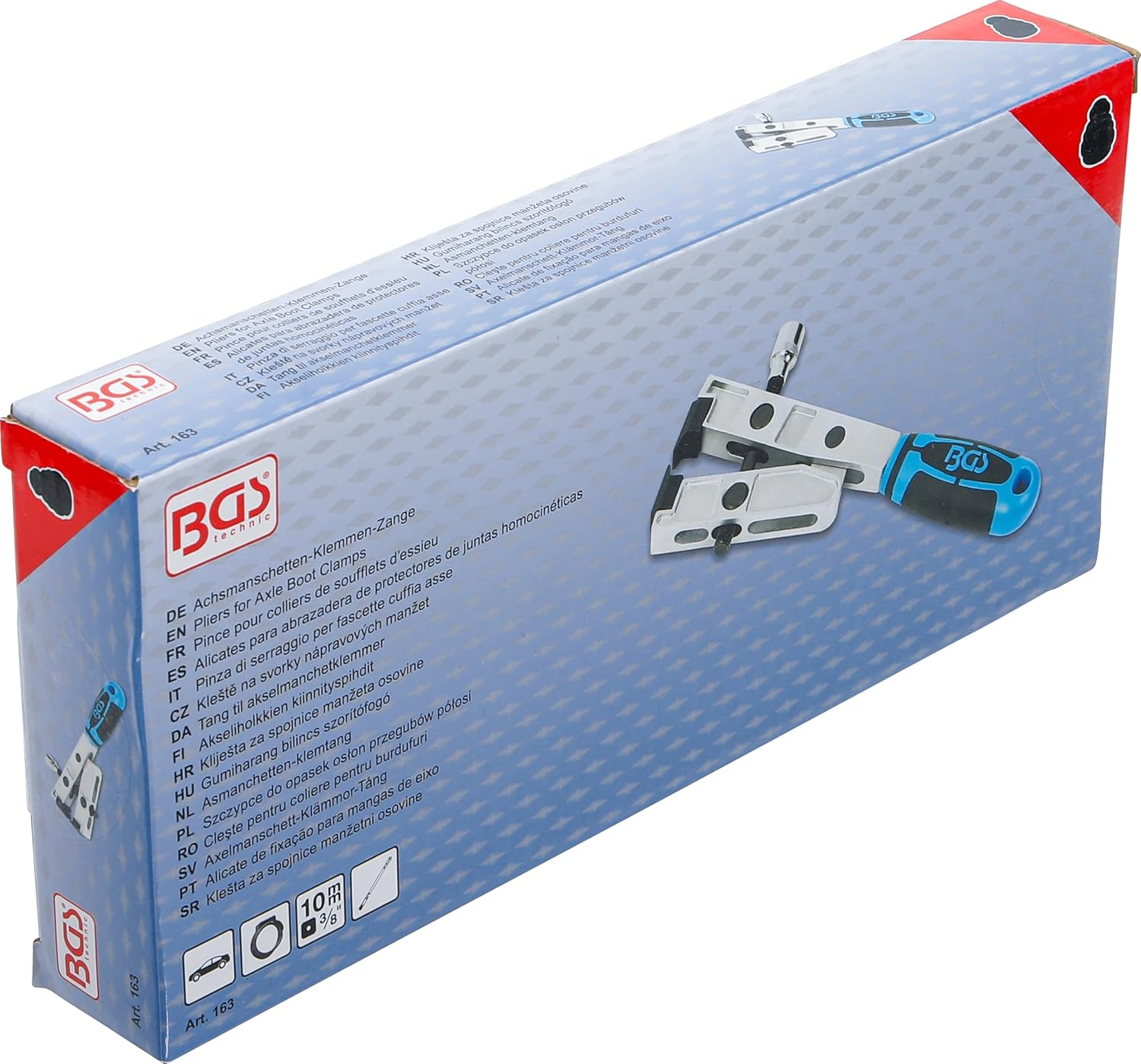 BGS 163 | Pliers for Axle Boot Clamps | for Use with Torque Wrench