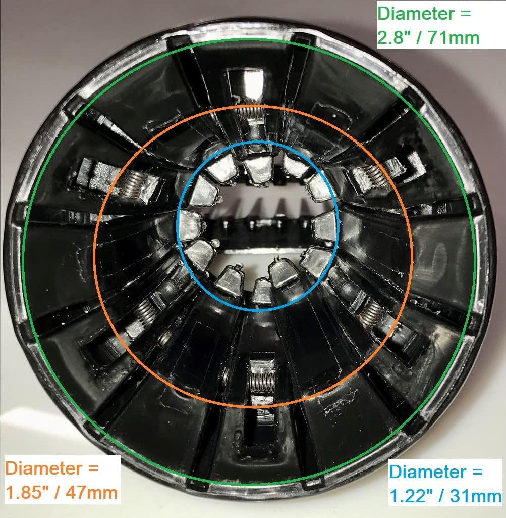 Diane Dryer Pick Attachment &ndash; Blow Dryer Comb Attachment, Fits Most Dryers with 2&rdquo; Barrels &ndash; Black &ndash; D27WN2