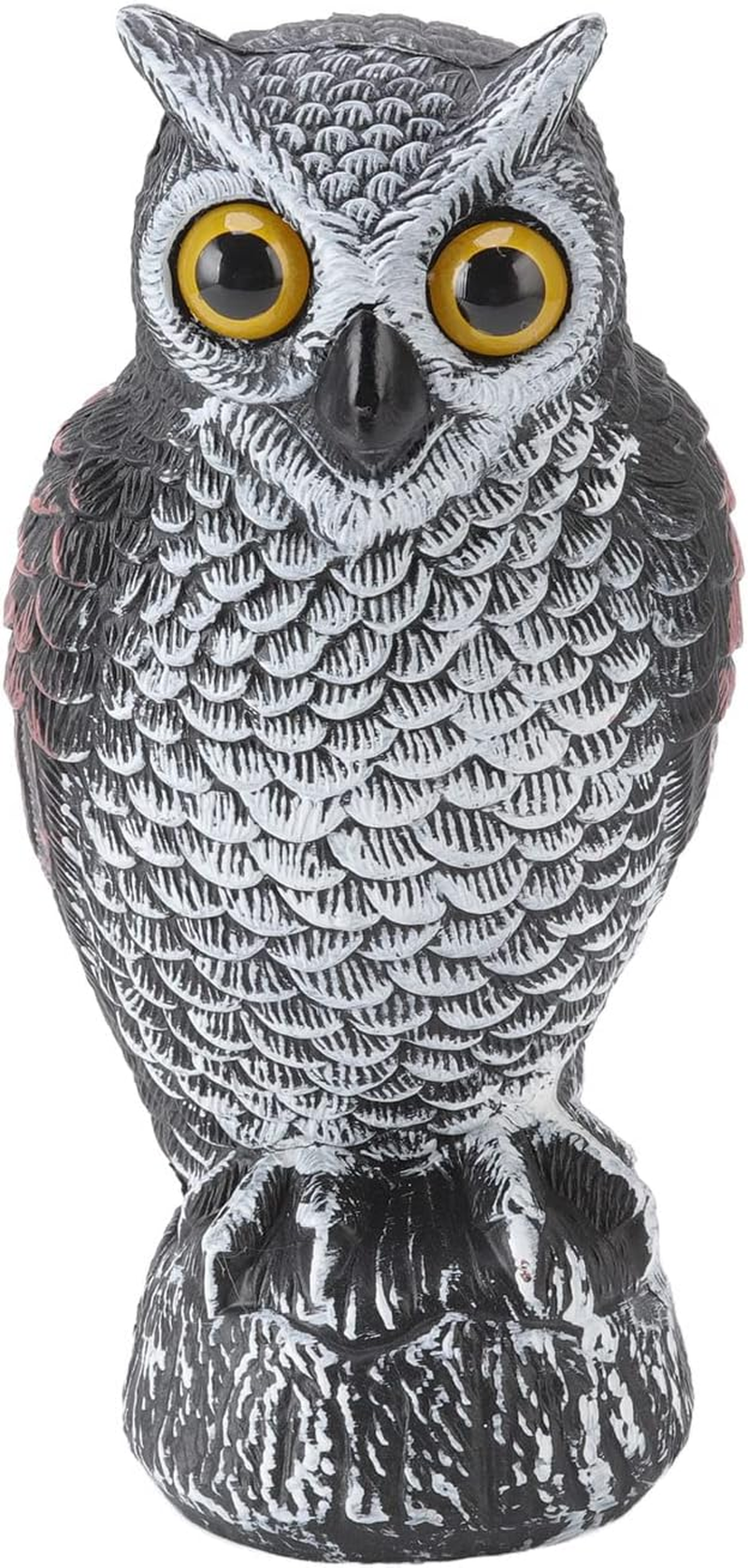 Owl Bird Deterrent, Waterproof Fine Details Owl to Scare Birds Away for Birds for Small Animal image number 4