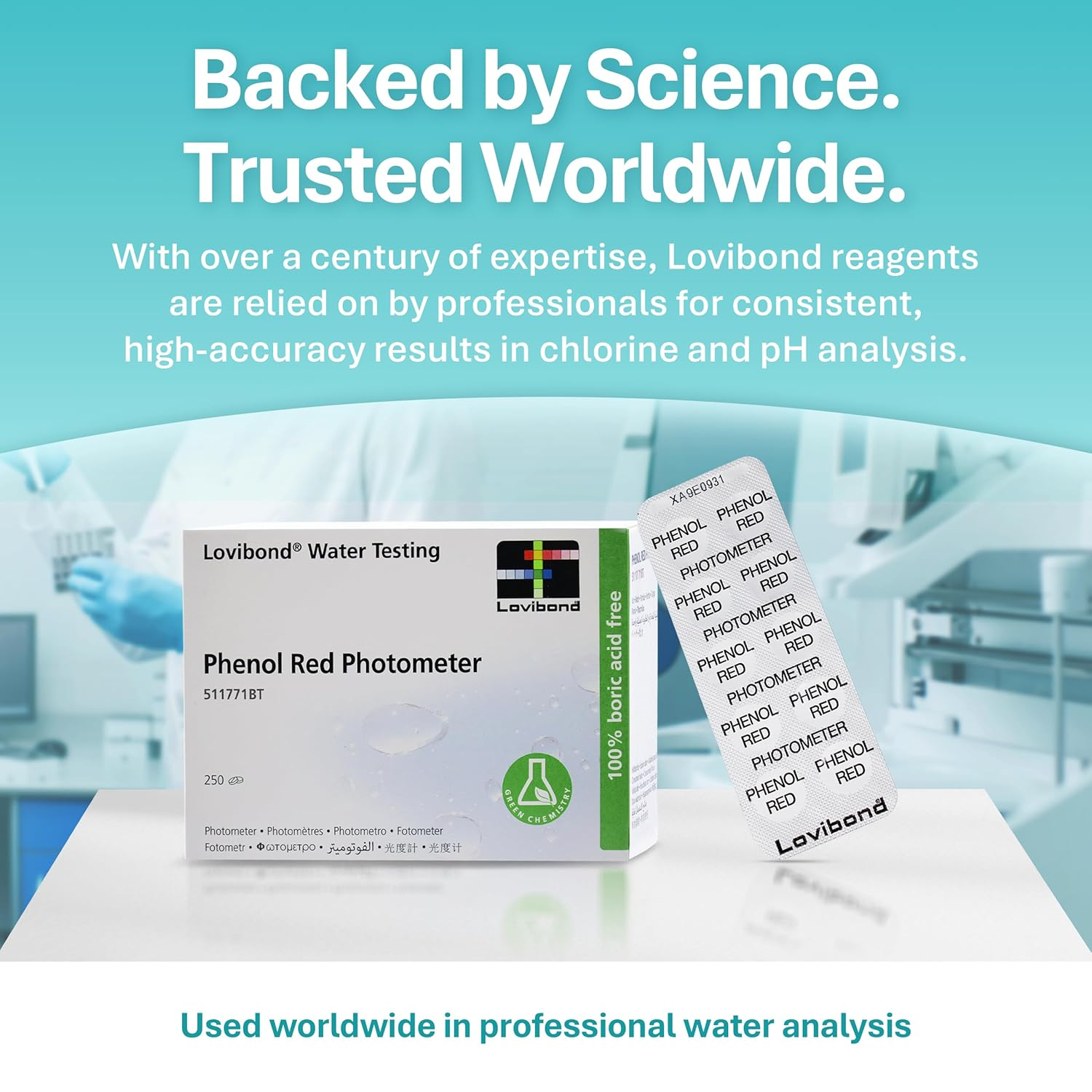 Lovibond Phenol Red Photometer 250 Ph Tablets image number 4