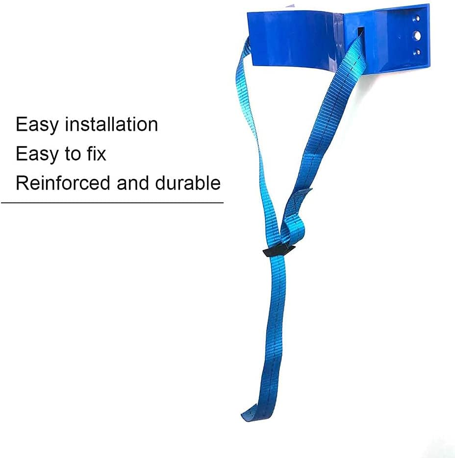 RESFNSE Cylinder Mounted Bracket Gas Cylinder Bracket ABS Gas Cylinder Holder for RV Caravan,Blue image number 1