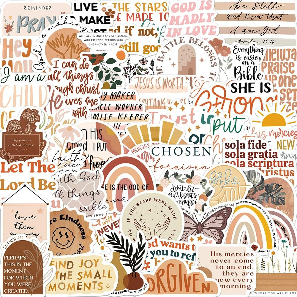 50 Pcs Cute Aesthetic Waterprof Vinyl Anime Stickers Sticker for Water Bottle Laptop Hard Hat Skateboard Automobile Kids Teens Adults Bxmywords