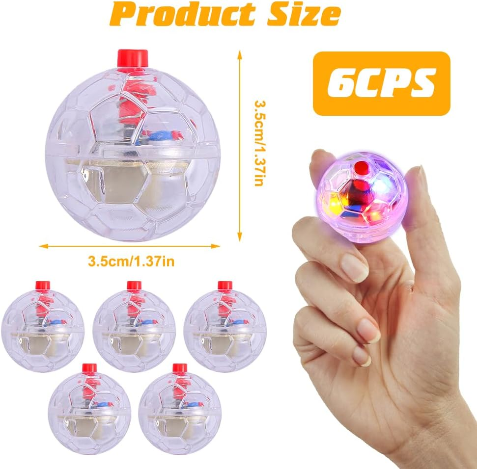 Pack of 6 Ghost Hunting Motion Balls, Ghost Hunting Cat Ball Movement Balls, Flashing Paranormal Equipment, Hunting Movement Light up Balls, Pet Toy, Cat Ball, Paranormal Equipment image number 1