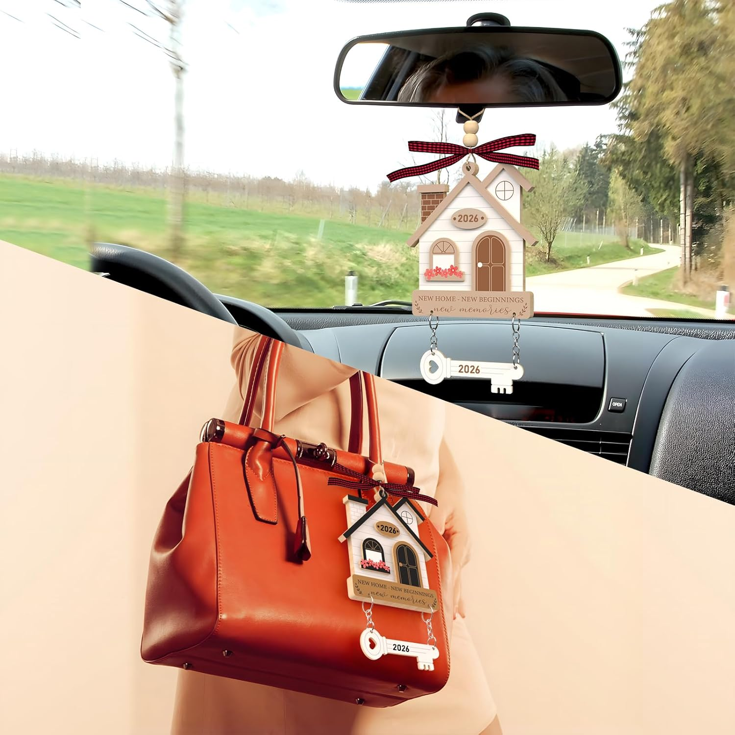 House Warming Gifts New Home - Housewarming Gifts for New House - Housewarming Gift Presents for Women, Couple - New House New Beginning -New House Owners Gift Ideas - Wooden Home Ornament 2026 image number 2