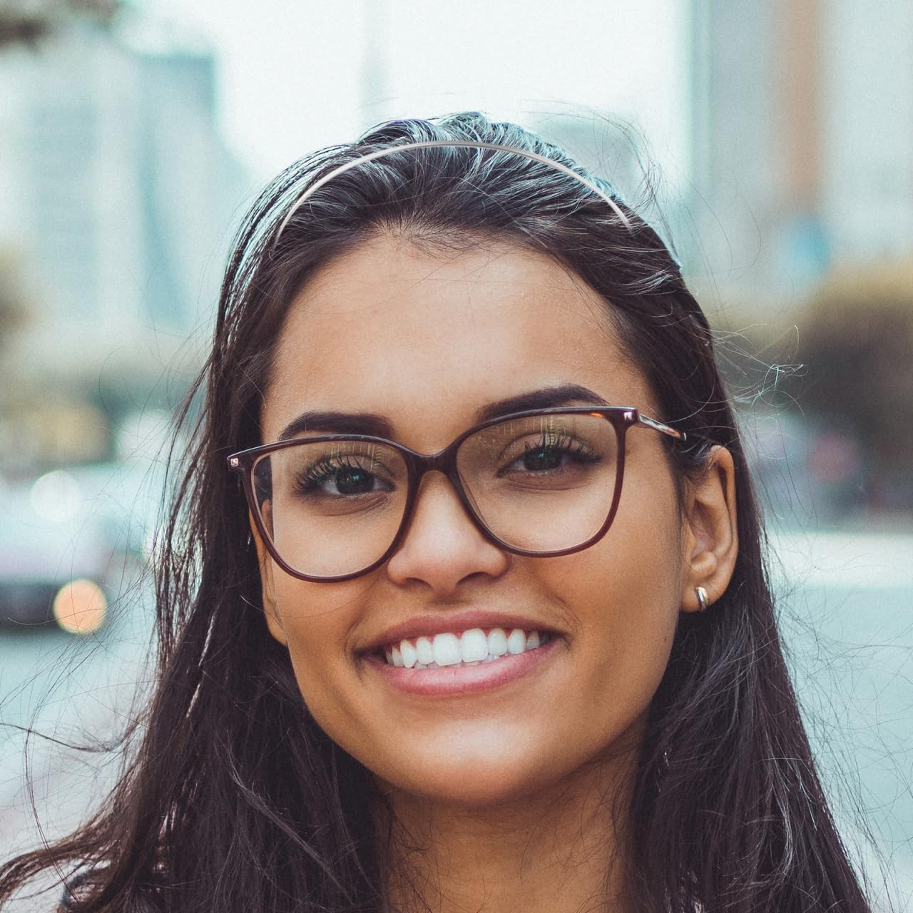 Partykindom 10 Pieces Hair Band for Girls Headband for Special Occasions Decorate Hair with Flowers or Jewellery Silver image number 5