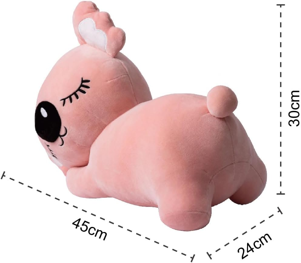 Cute Koala Throw Pillow Plush Toy, 100% Spandex Mink Soft Cushion, Adorable Cartoon Animal Pillow, Perfect for Kids and Adults, 45Cm X 30Cm, Pink image number 2