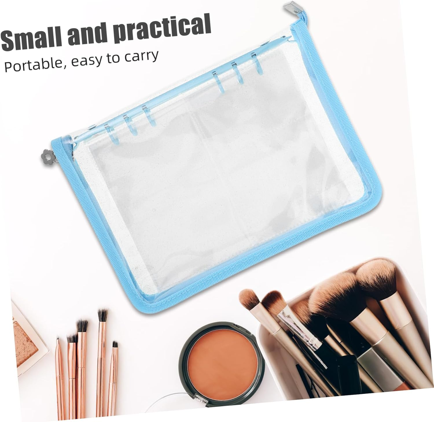 JECOMPRIS Jewelry Storage Book Portable Earring Organizer Case Travel Jewelry Binder for Necklace Bracelet for Organizing Earrings Trips image number 4