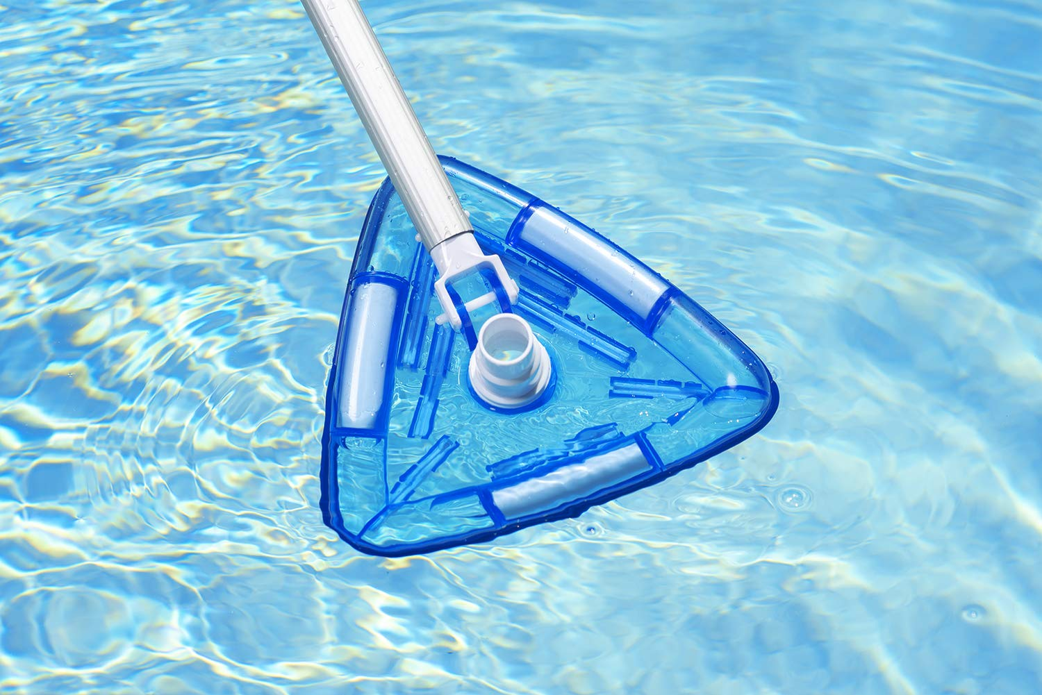 Poolmaster 27514 Clear-View Triangular Vinyl Liner Swimming Pool Vacuum, Essential Collection image number 1