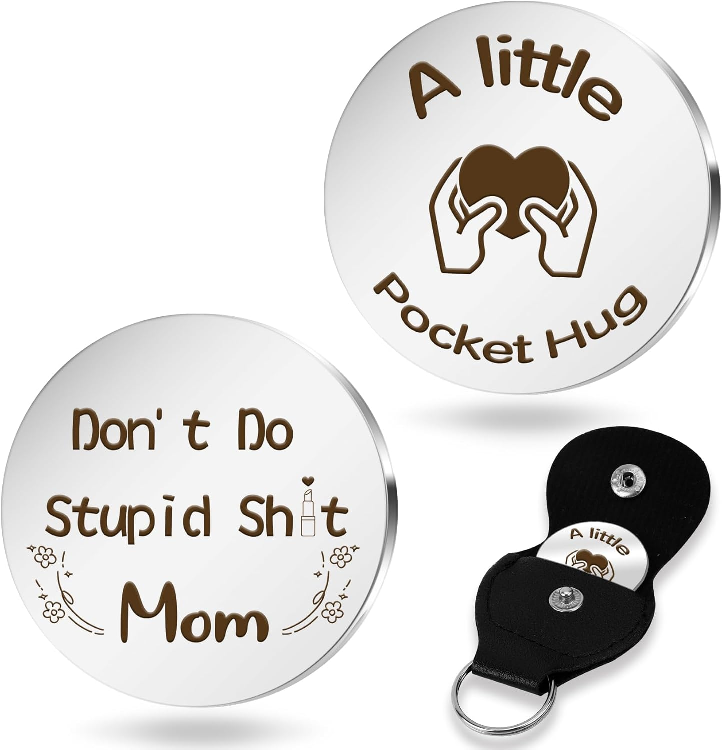 Pocket Hug Token Inspirational Gifts for Women Birthday Gifts for Women Men 2024 Graduation Gifts for Her Him Thank You Gifts for Mom Dad Girlfriend Boyfriend Best Friend Coworker Gifts for Men, I