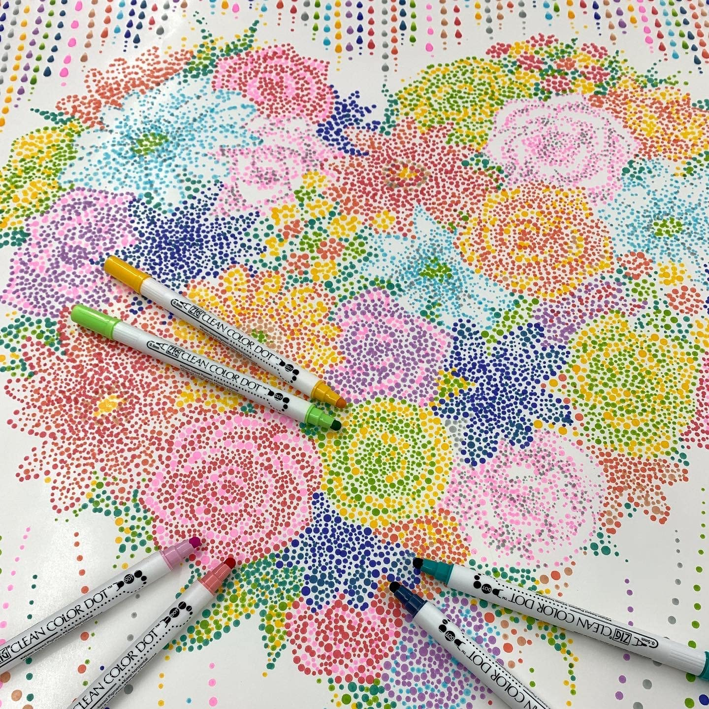 Kuretake ZIG Clean Color Dot Set 12, Multi (KUTC-6100-12V) image number 6