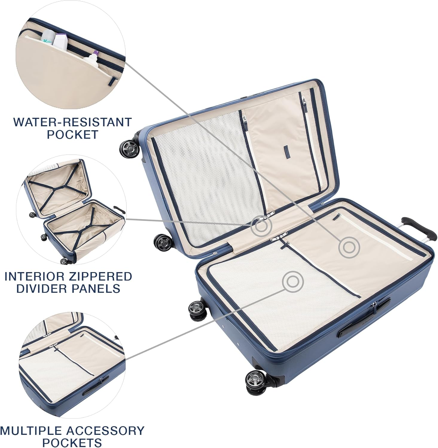 Travelpro Platinum Elite Hardside Expandable Spinner Luggage image number 5