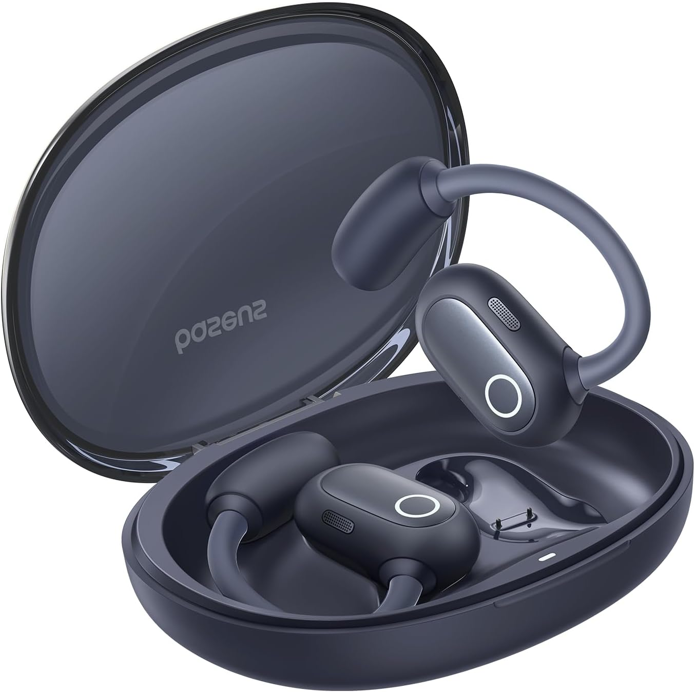 Baseus Eli Sport 1 Open-Ear TWS Earbuds- Open-Ear Design, 16.2Mm Large Driver, TWS & Around-The-Neck Option, 30H Battery Life - Perfect for Workouts, Running, and Commutes (Black) - Black image number 4