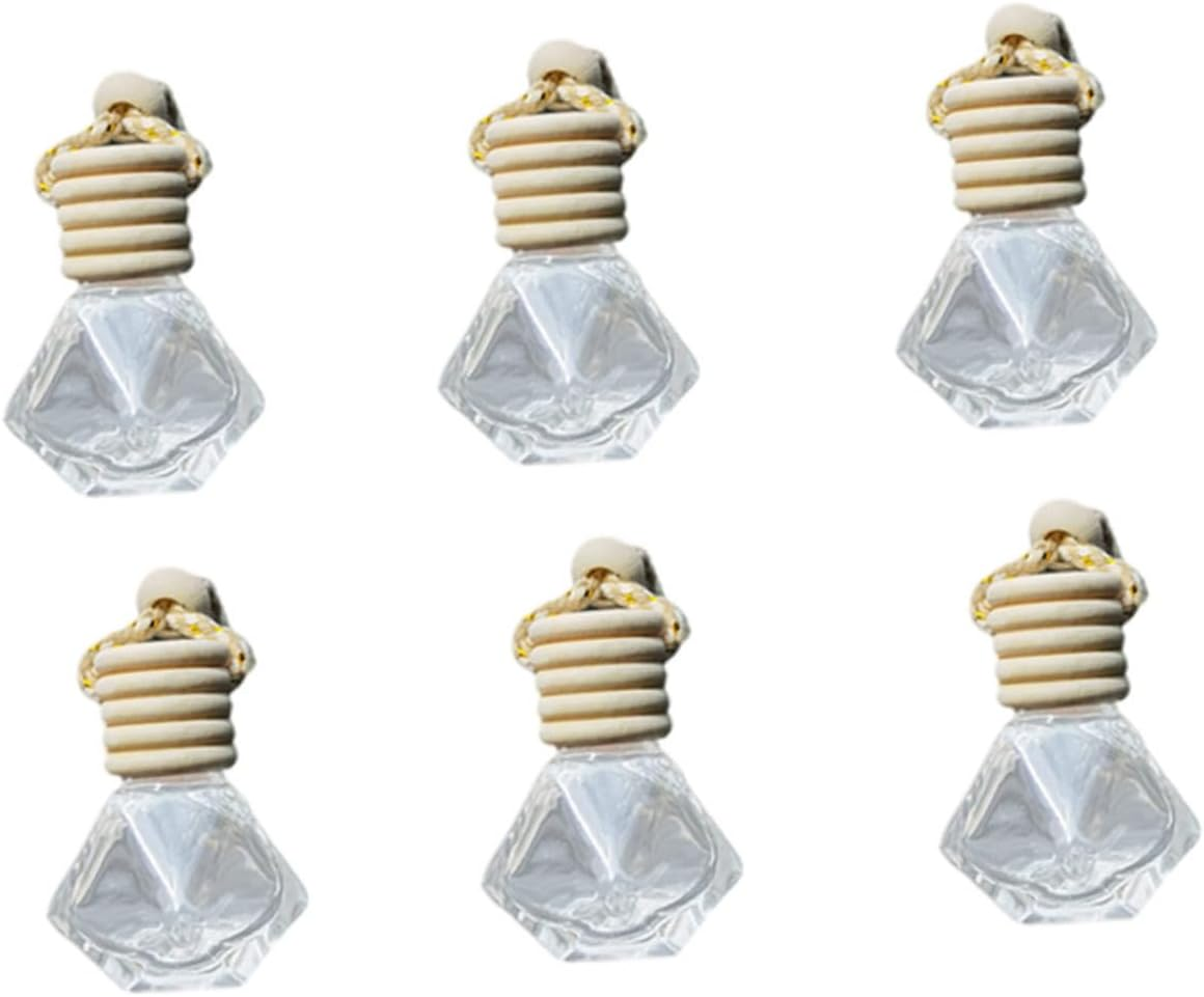 6Pcs Car Air Freshener Diffuser Perfume Bottles Aroma Diffuser Pendant for Car Interior image number 6