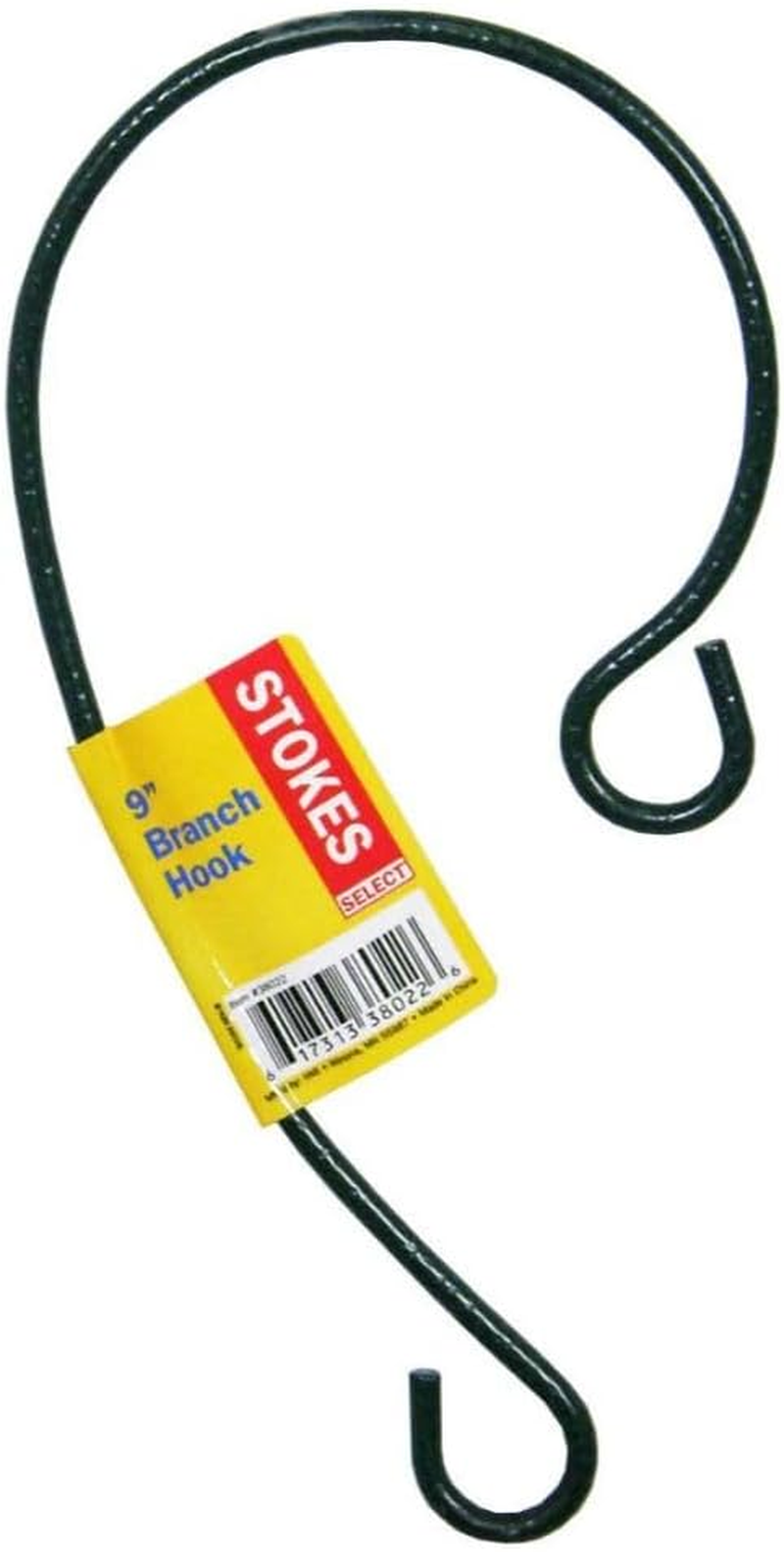 More Birds 33-Inch Clamp-On Deck Hook, Steel, Bird Feeders, Plants, and Windchimes, Black image number 1