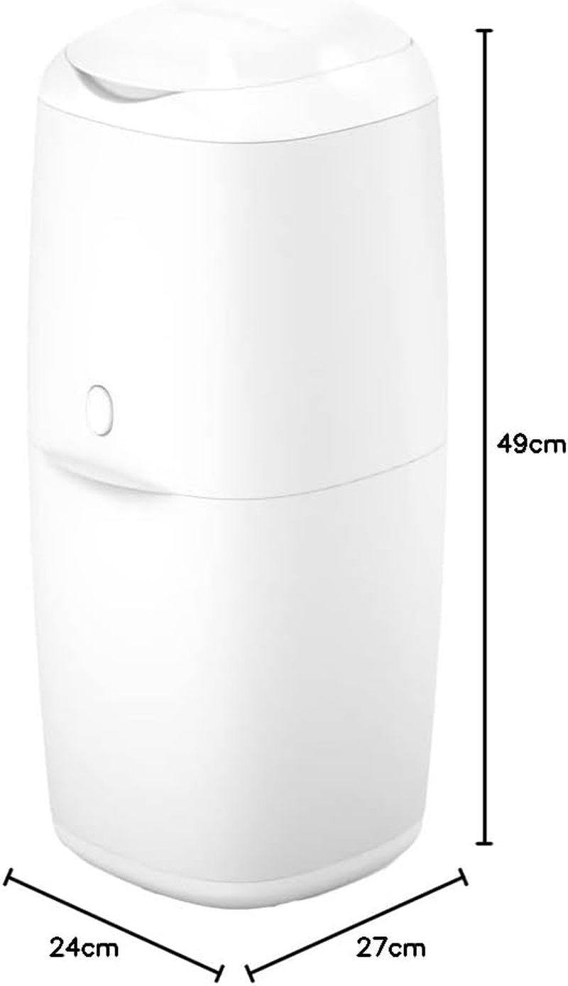 Angelcare Nappy Bin with Air-Seal&trade; Technology, White image number 1