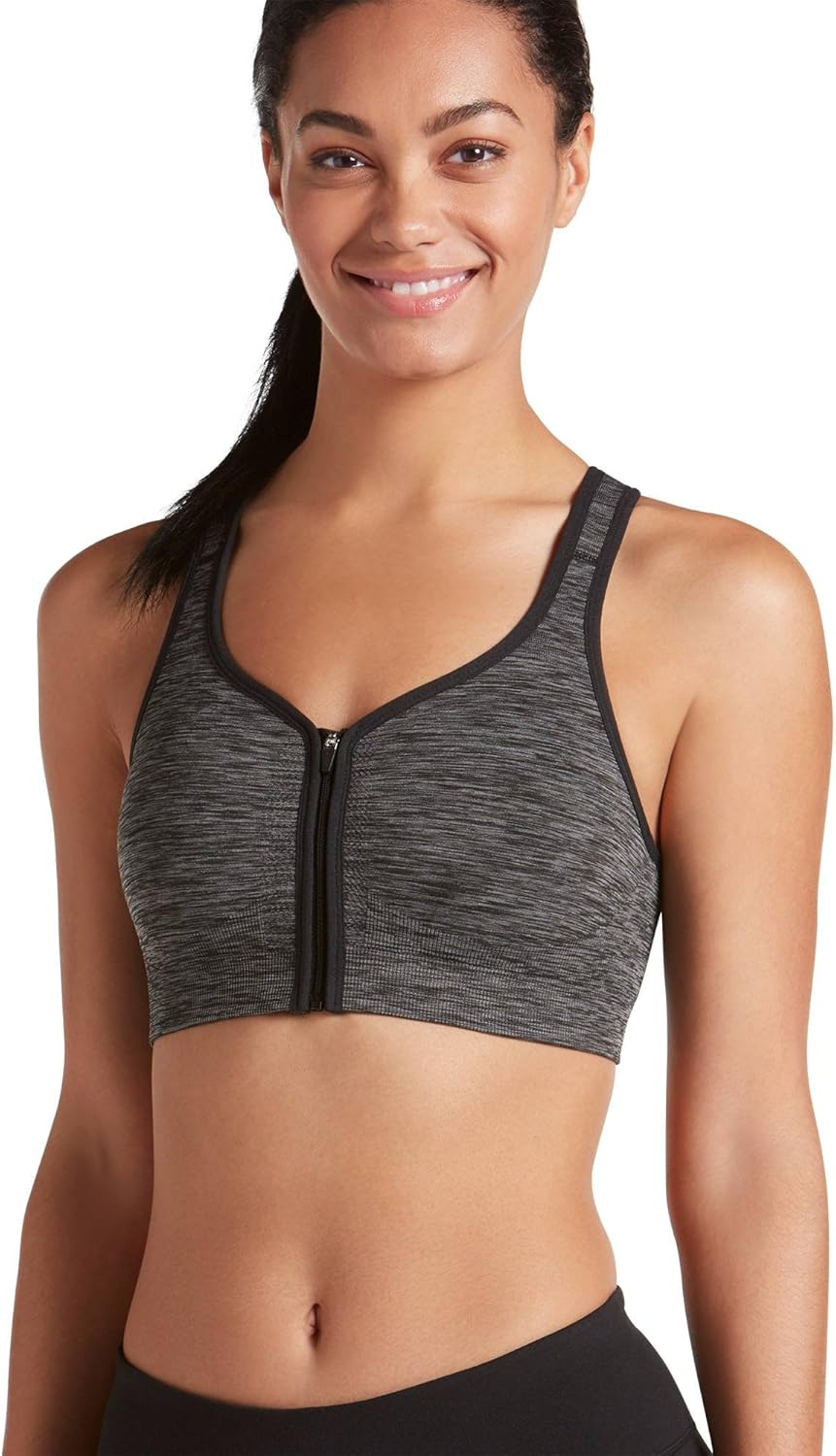 JOCKEY Women'S Zip Front Seam Free Bra