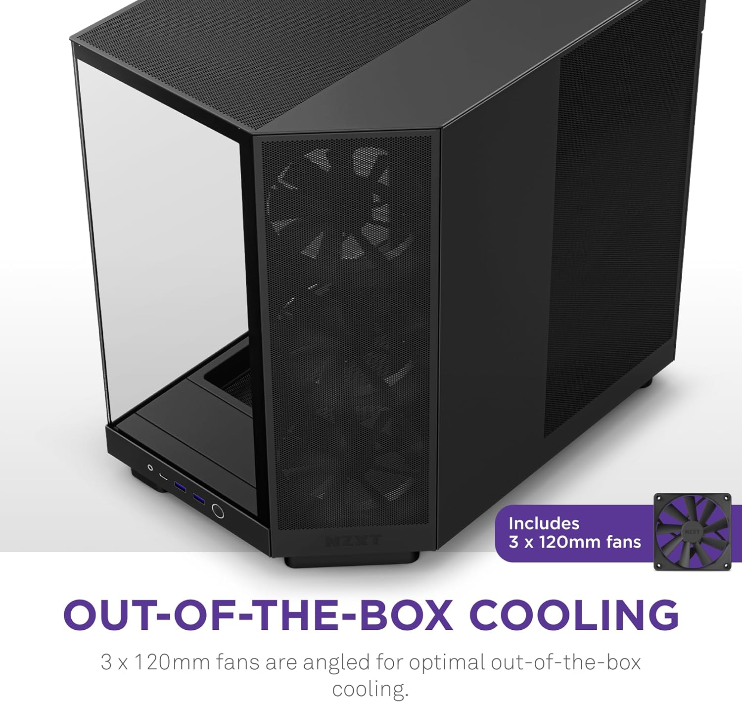 NZXT H6 Flow CC-H61FB-01 image number 2