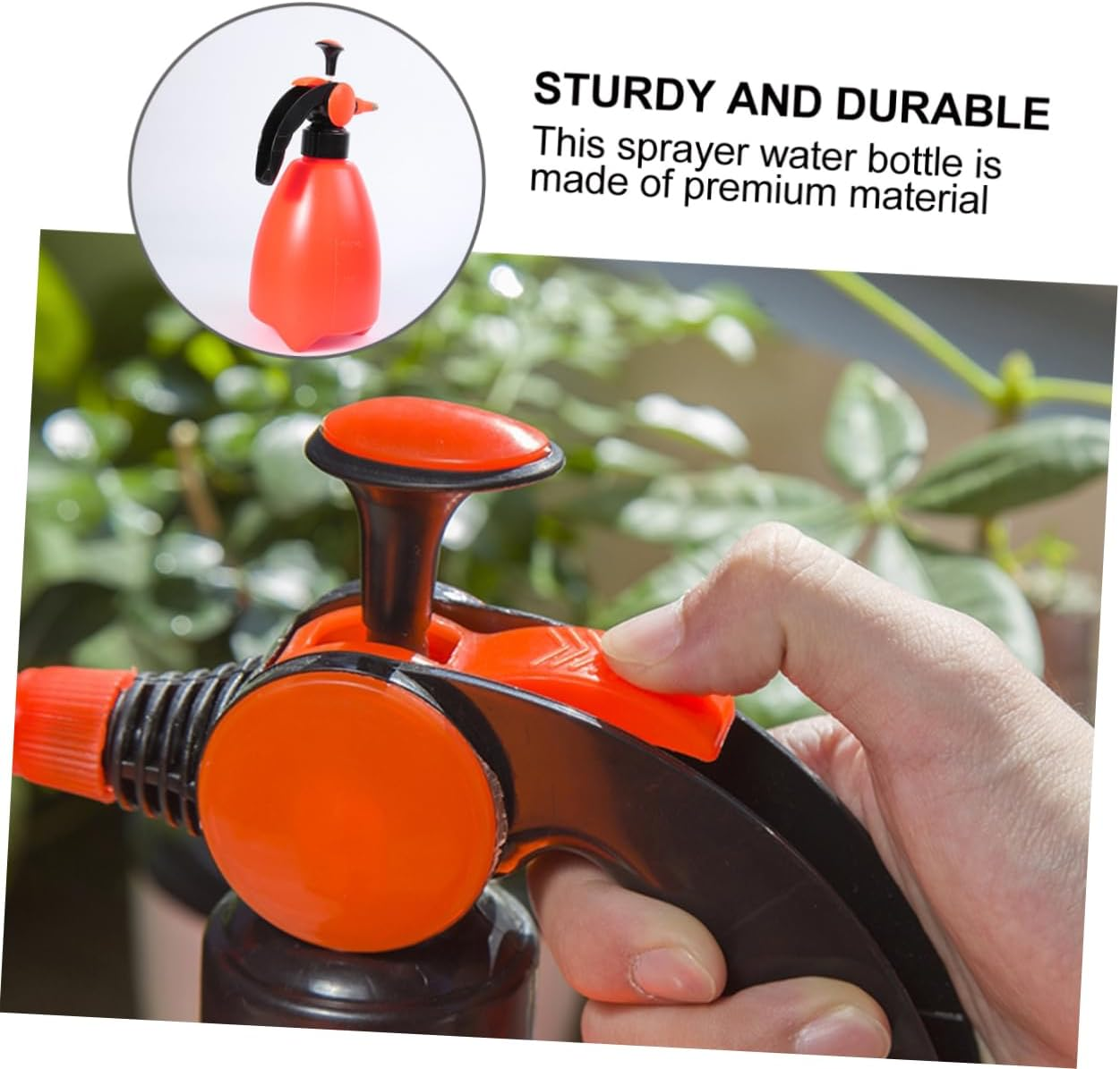 Yardwe Atomizing Sprayer for Plant Watering Spray Bottle Atomization Dispensing Holder Lightweight Continuous Mist Spray for Garden and Home Use image number 2