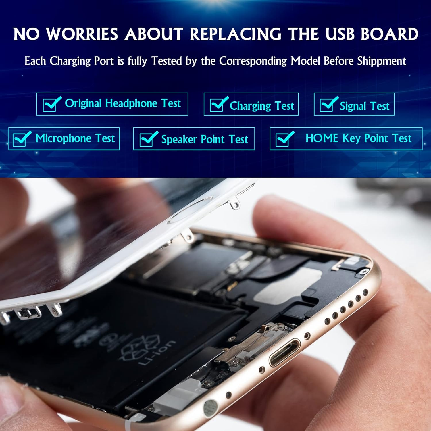 Rongzy Charging Port Compatible with Samsung Galaxy A26 5G A266E A266B A266U Replacement of Charging Port USB Dock Connector for Samsung Galaxy A26 5G Flex Cable Charging Port Charging Port