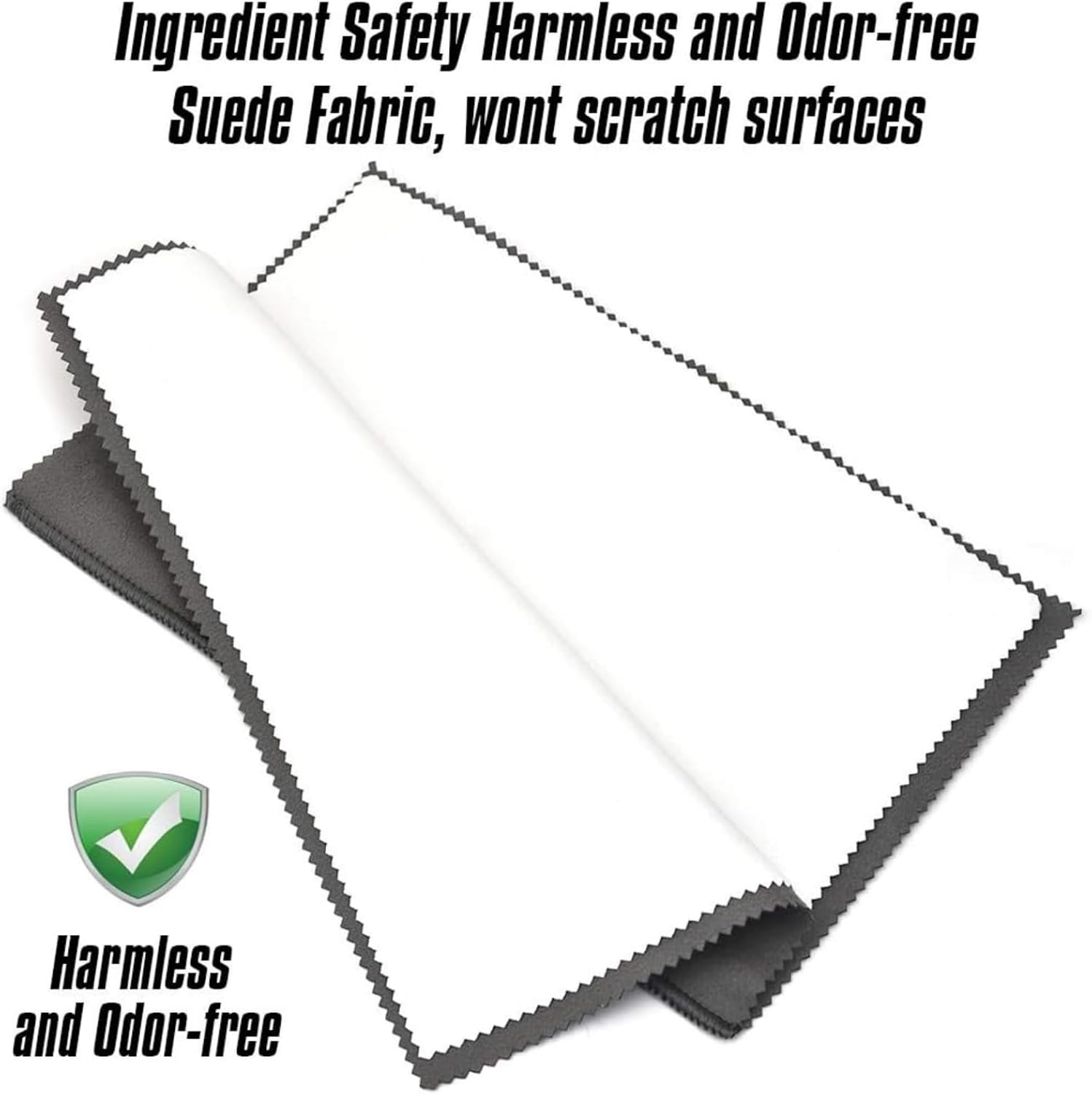 GHQHSQ 2Pcs Jewelry Polishing Cleaning Cloth Large 10'' X 12'' for Sterling Silver Jewelry Gold, Diamond, Platinum, Precious Stones, Coins (Gray) image number 4