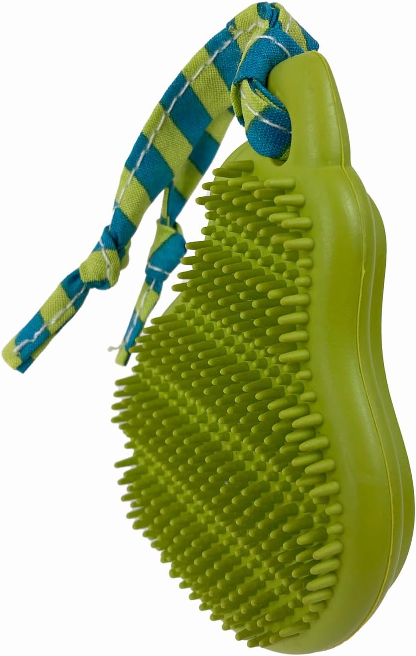 Ruff Play Rubber Dental Pear Dog Toy, Green - Dog Teething Toy, Chew Toys, Durable Chew Toys, Safe & Non-Toxic, Aids Dogs Dental Health image number 1