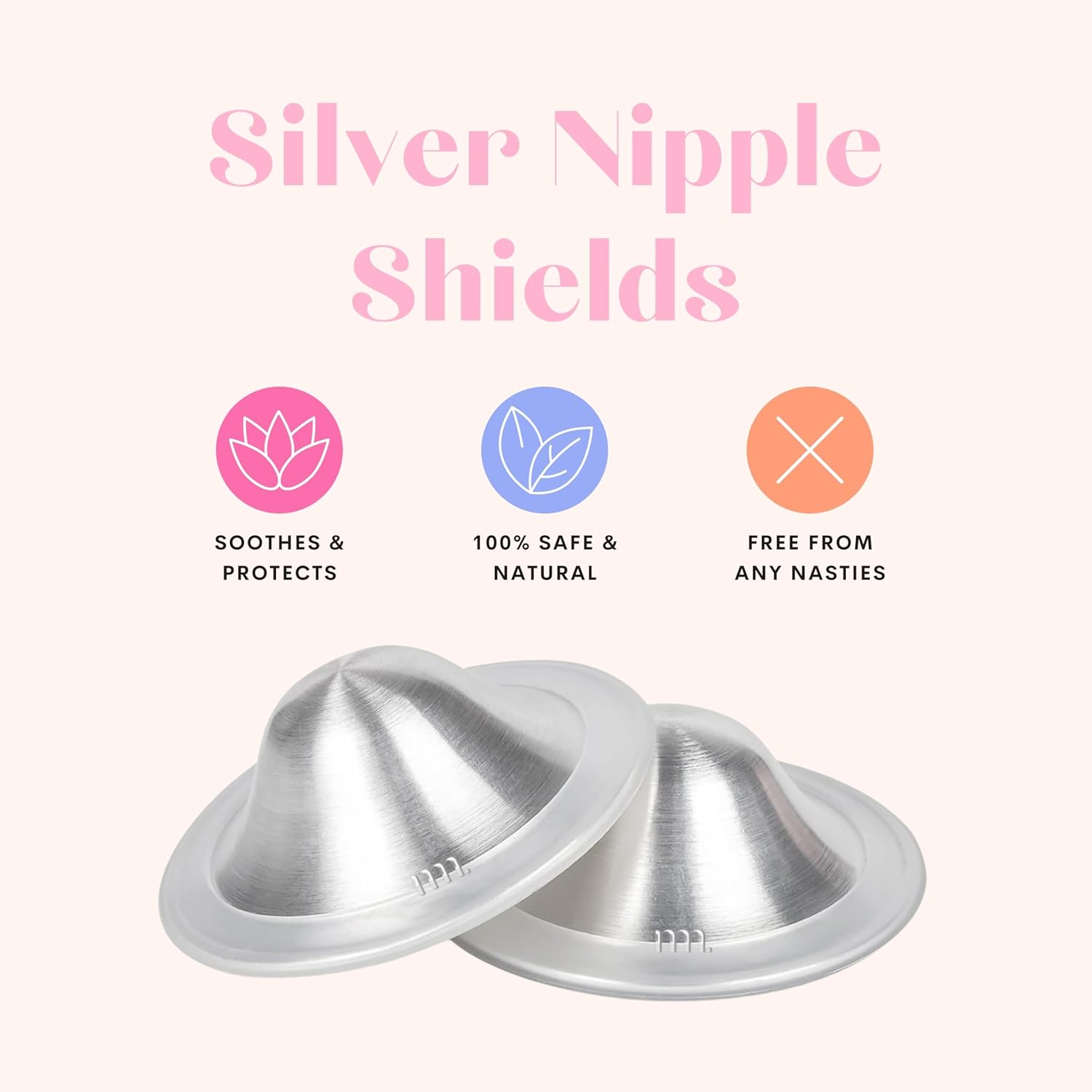 The Midwife Mumma Cosy Nip Nipple Shield, One Size, Silver image number 2