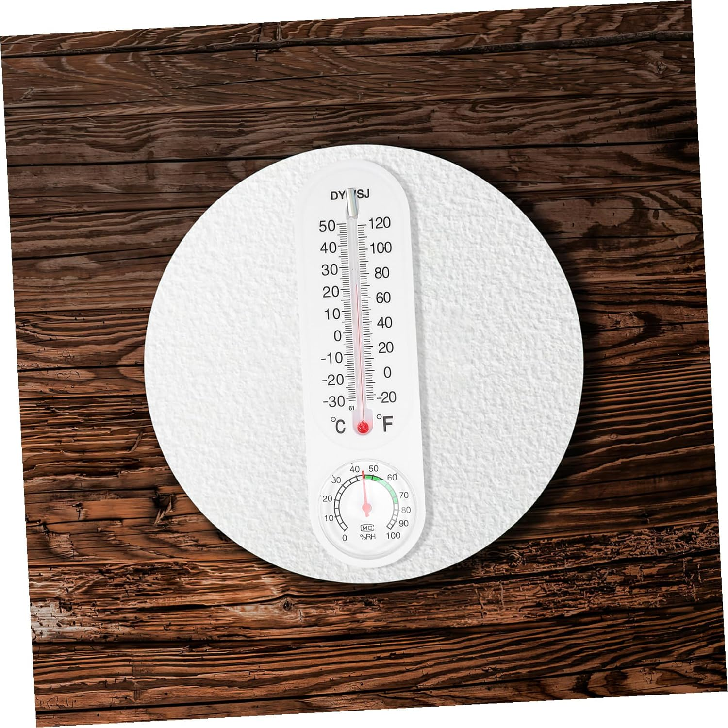 BESPORTBLE Accurate Indoor Temperature and Humidity Monitor for Home Use, White Digital Room Thermometer and Hygrometer High Precision Sensor for Monitoring Climate Levels image number 2