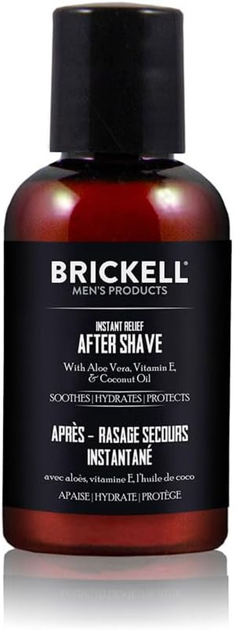 Brickell Men'S Instant Relief Aftershave for Men, Natural and Organic Soothing after Shave Balm to Prevent Razor Burn, 2 Ounce, Unscented image number 4