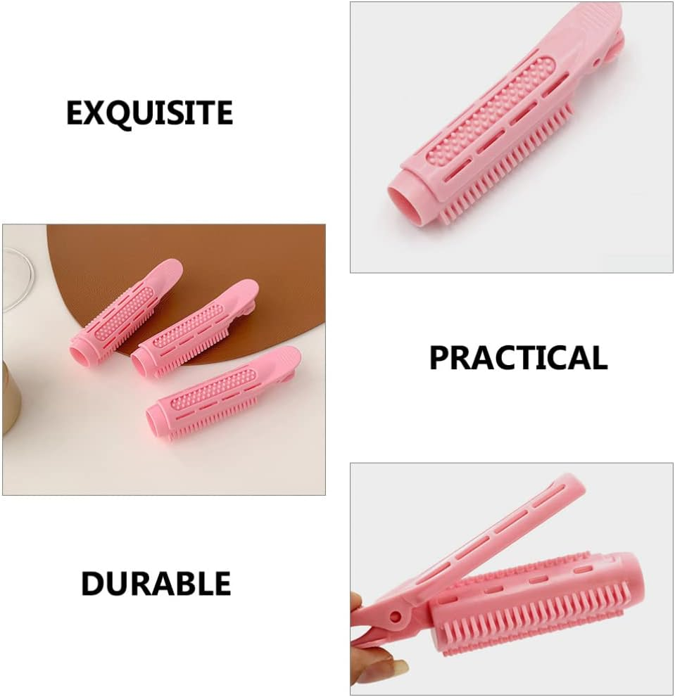 Lurrose Curly Hair Styling Tools Instant Hair Volumizing Clip Volumizing Hair Root Clip Roller DIY Hair Curlers Natural Fluffy Hair Clip for Women, 10Pcs Hair Styling Tools