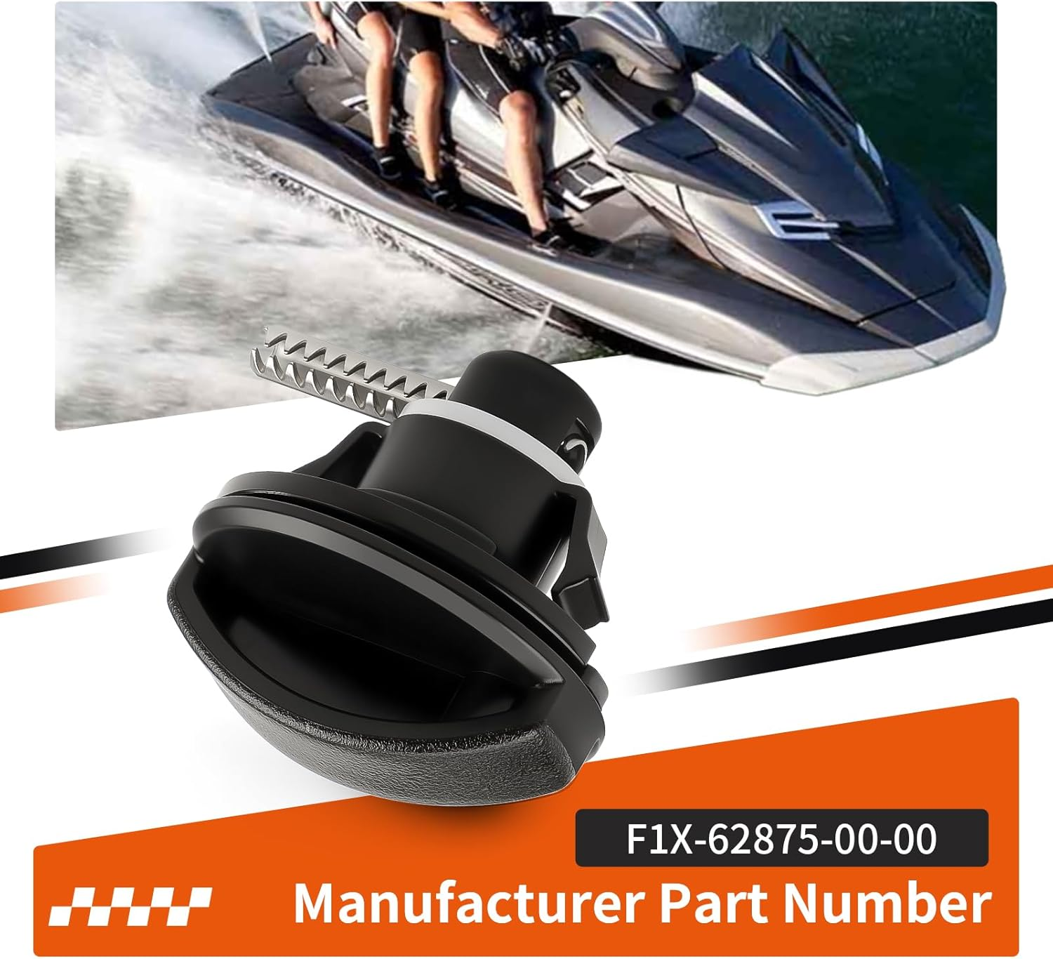 Glove Box Lock Latch for Yamaha Wave Runner FX1000 FX1800 FX Cruiser HO SHO F1X-62875-00-00 image number 5