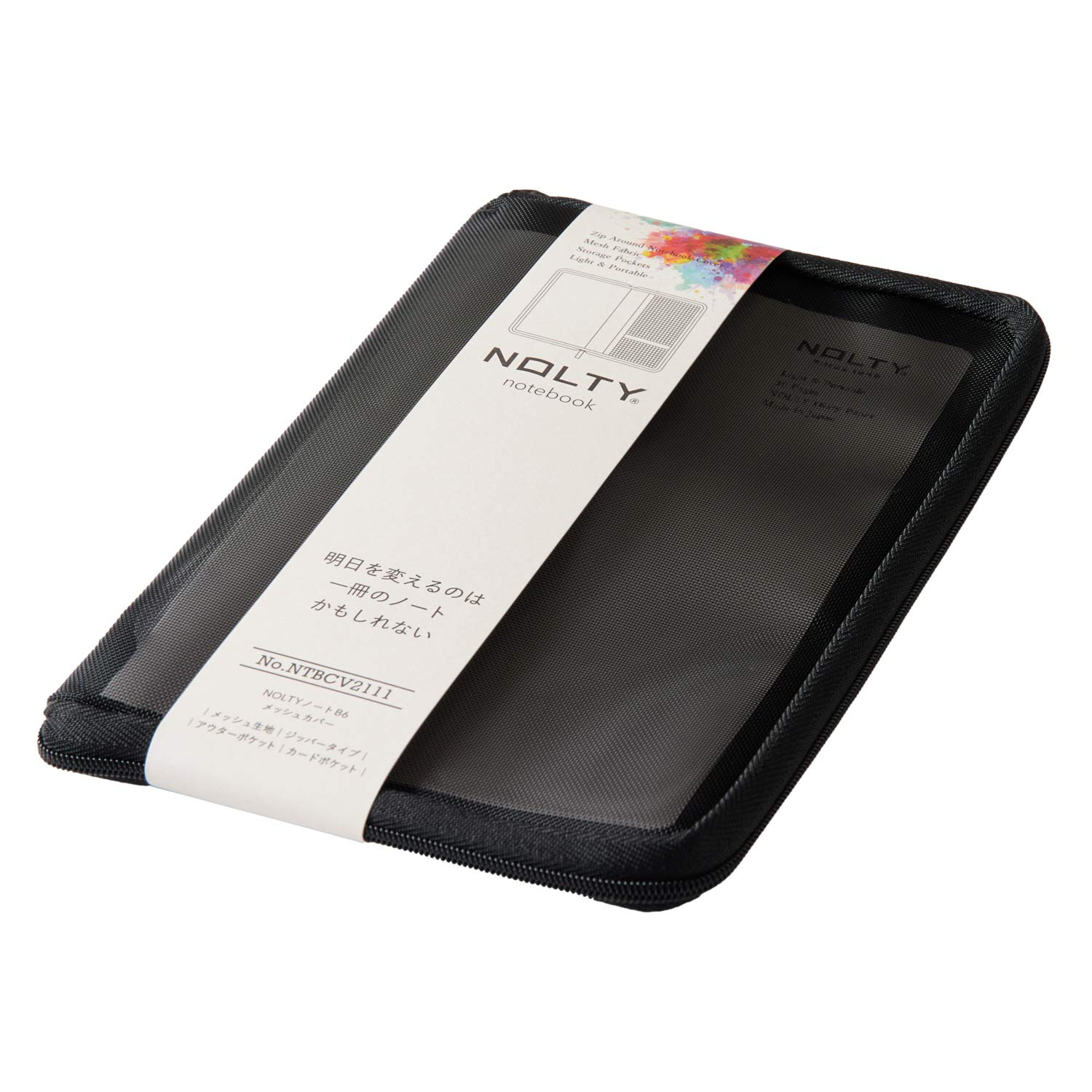 Japan Management Association NOLTY Notebook Cover, B6, Mesh, Black, NTBCV2111 image number 4