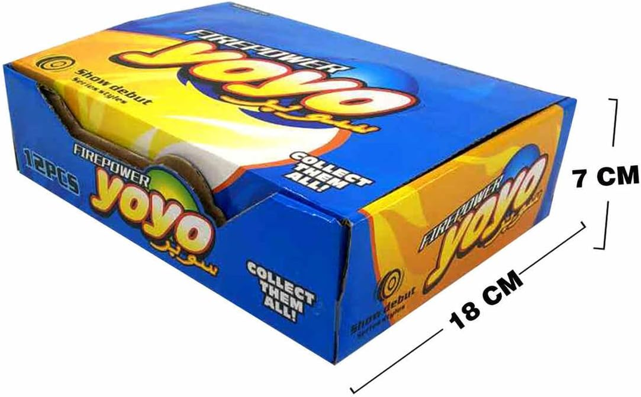 Super Firepower Beginner to Intermediate Super Super-Spin 12 Pack Yoyo Set, Grat Kids Yoyo and Adults,Durable and Long Lasting, Great Yoyos Kids, Yoyos Pack, Yoyos for Boys, Yoyos for Girls image number 5