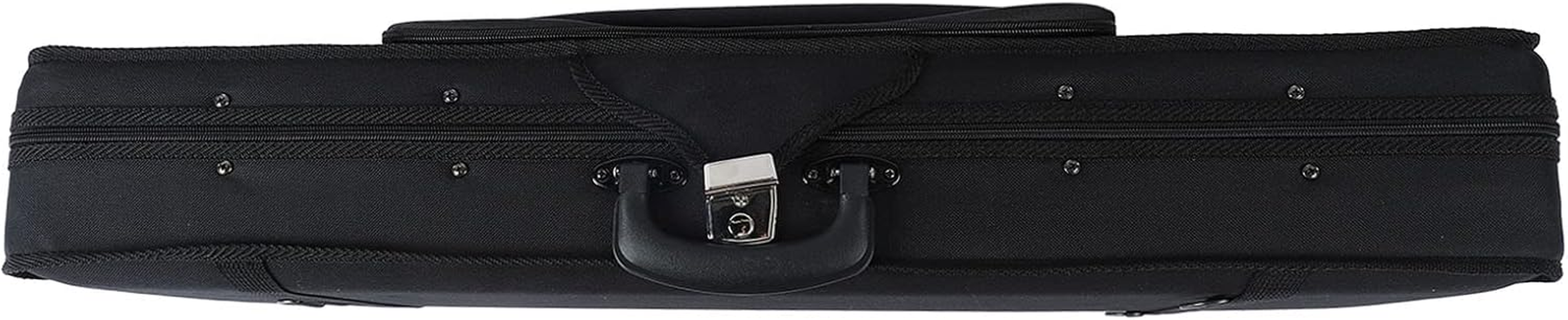 4/4 Violin Case, Violin Protective Case Oblong Shape Large Black Space Waterproof for Musical Instrument Storage image number 3